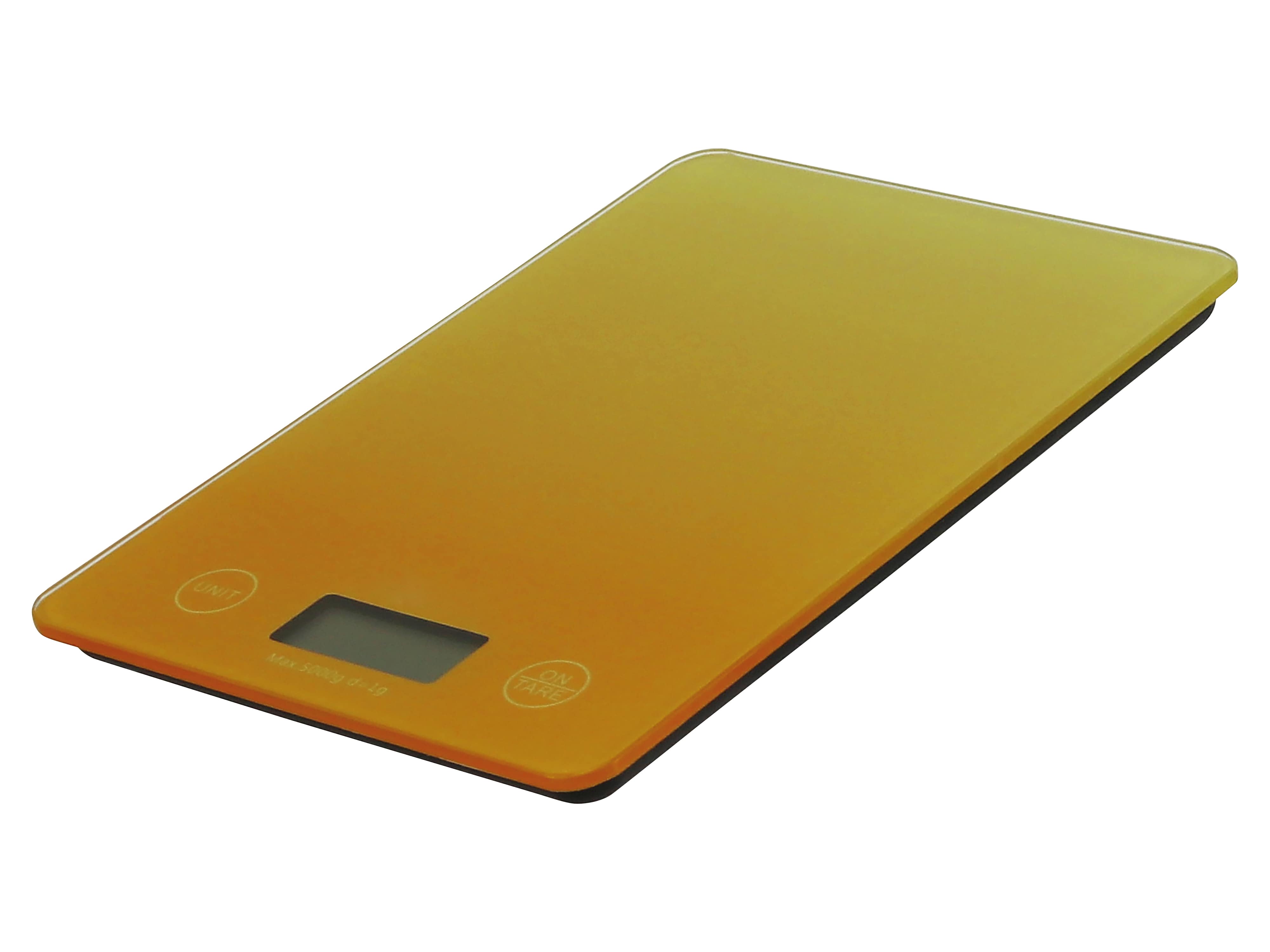 Digitale Küchenwaage, SCO-1, gelb/orange Digitale Küchenwaage, SCO-1, gelb/orange