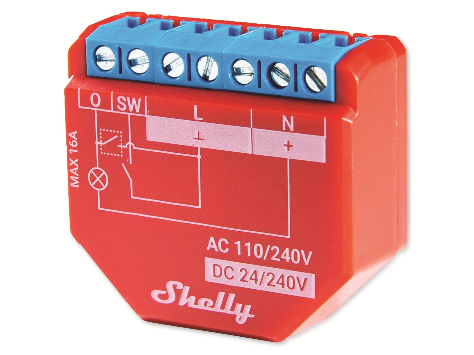 SHELLY WLAN-Schaltaktor Plus 1PM, 16 A, Bluetooth SHELLY WLAN-Schaltaktor Plus 1PM, 16 A, Bluetooth