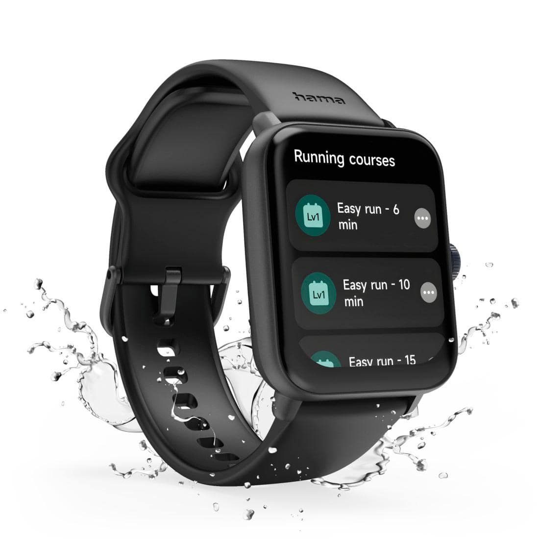 HAMA Smartwatch 6010 schwarz HAMA Smartwatch 6010 schwarz