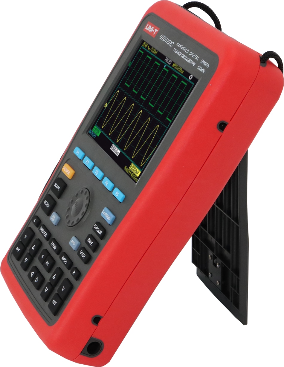 UNI-T Handheld-Oszilloskop, UTD1102C, 100 MHz, 2 Kanal, 500 MSa/s UNI-T Handheld-Oszilloskop, UTD1102C, 100 MHz, 2 Kanal, 500 MSa/s