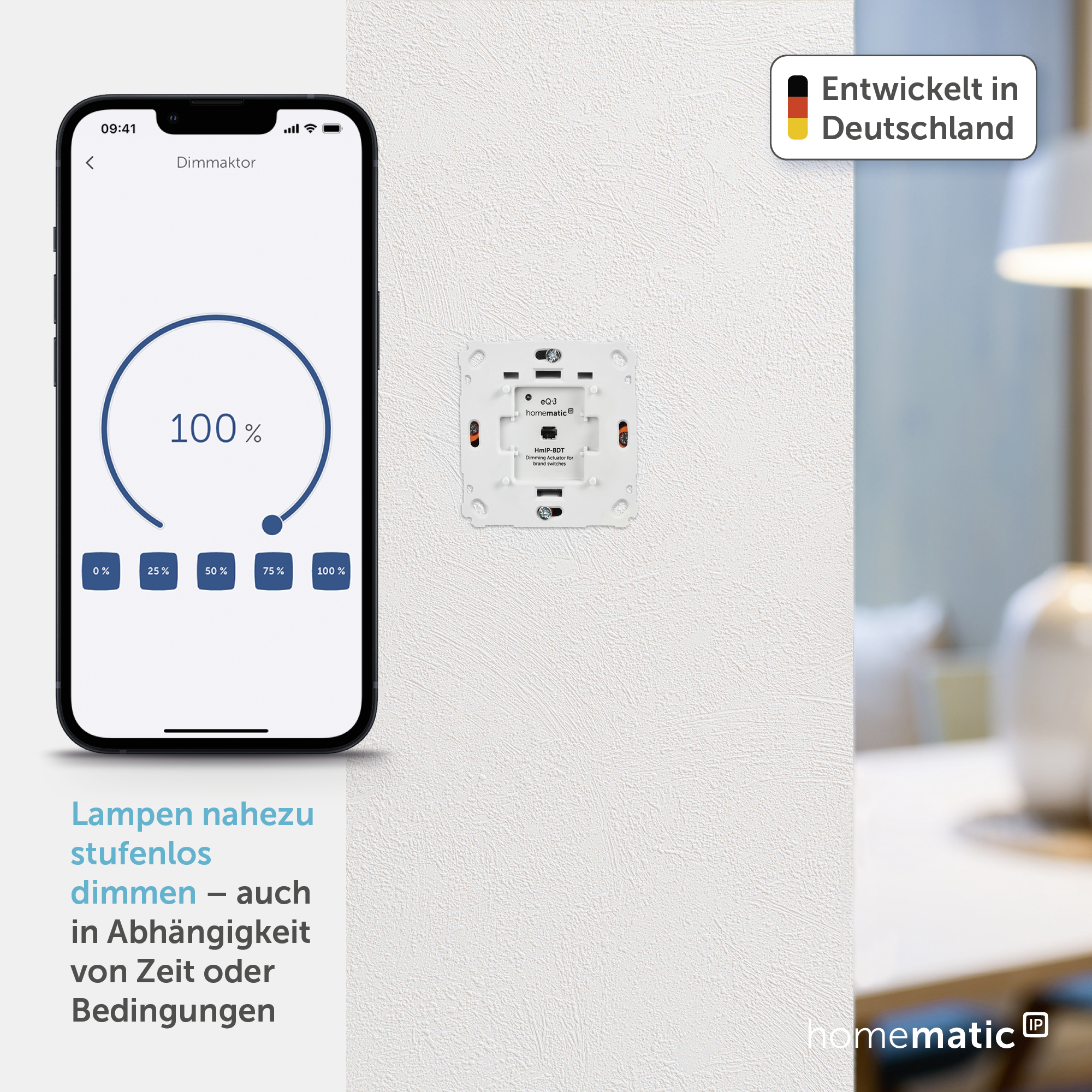 HOMEMATIC IP Smart Home 143166A0 Dimmaktor HOMEMATIC IP Smart Home 143166A0 Dimmaktor