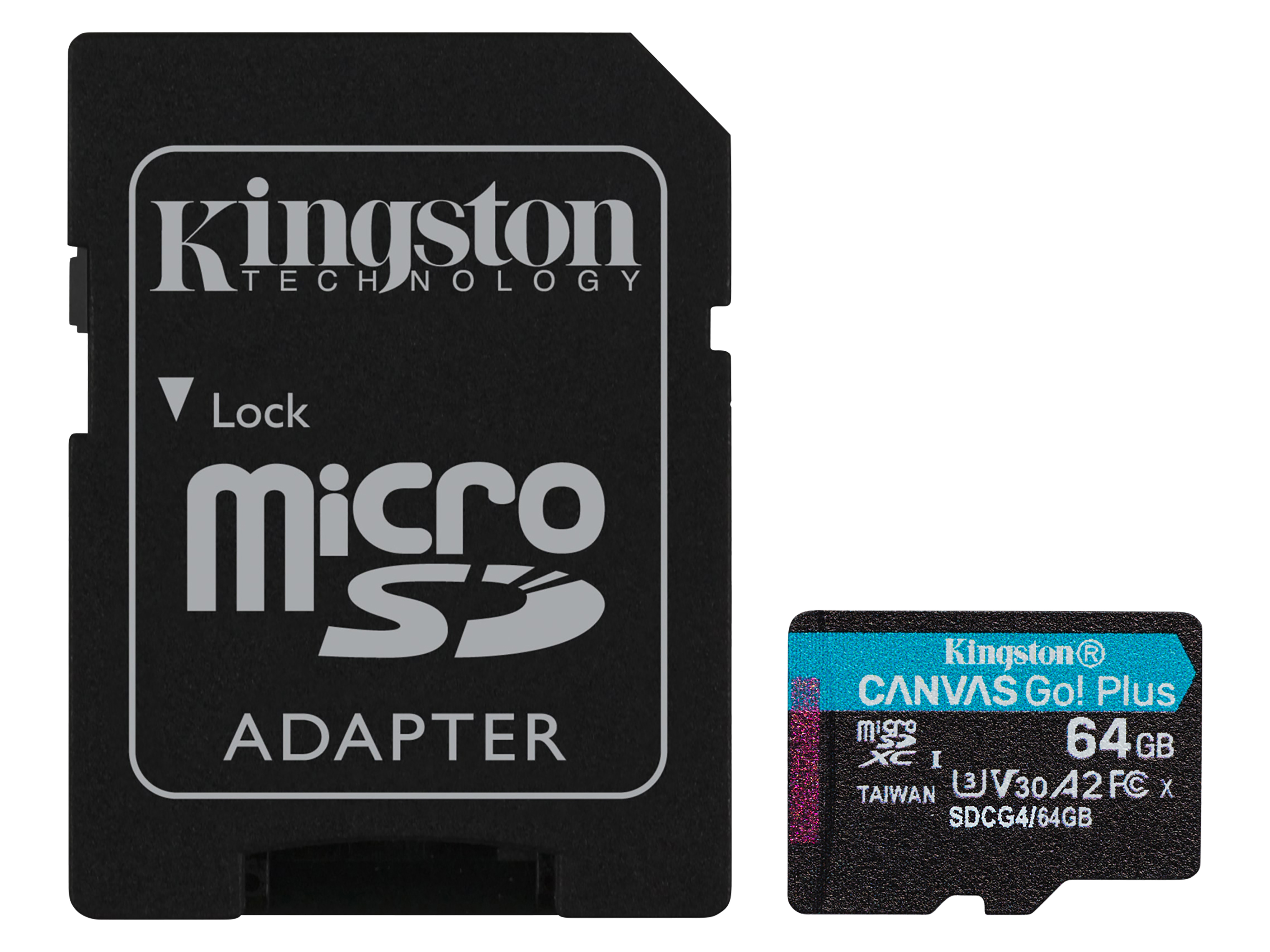 KINGSTON MicroSDXC-Card Canvas Go! Plus 64GB inkl. Adapter KINGSTON MicroSDXC-Card Canvas Go! Plus 64GB inkl. Adapter