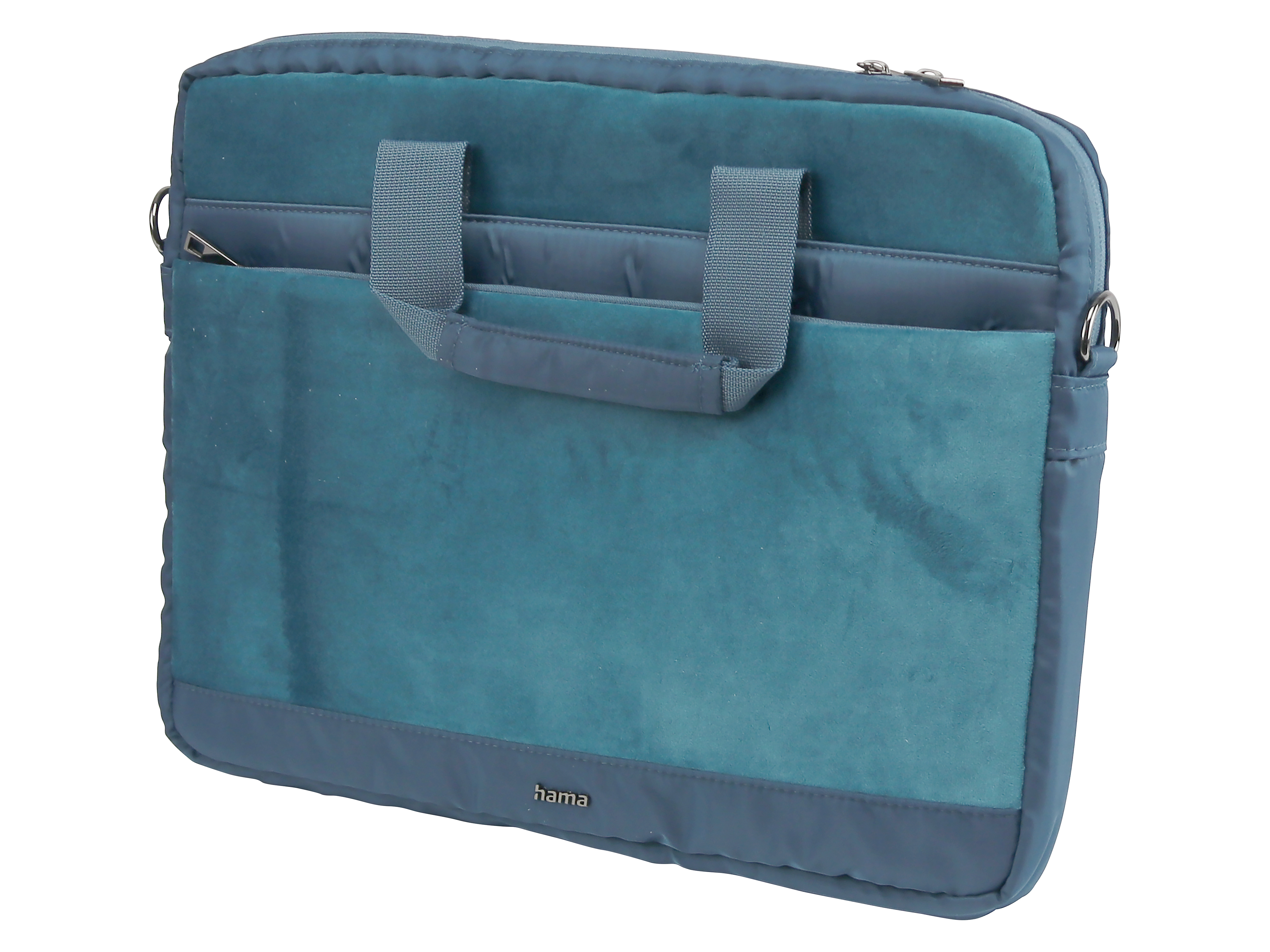 HAMA Laptoptasche Velvet 41,1 cm (16.2"), Toploader, Petrol HAMA Laptoptasche Velvet 41,1 cm (16.2"), Toploader, Petrol