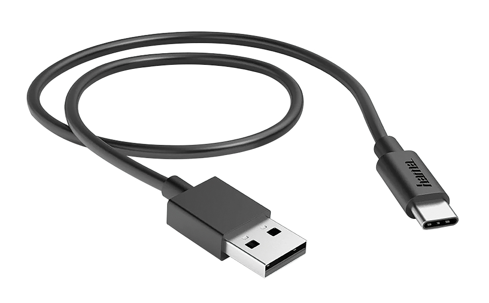 HAMA USB-Ladekabel USB-A - USB-C, 0,5 m, Schwarz HAMA USB-Ladekabel USB-A - USB-C, 0,5 m, Schwarz