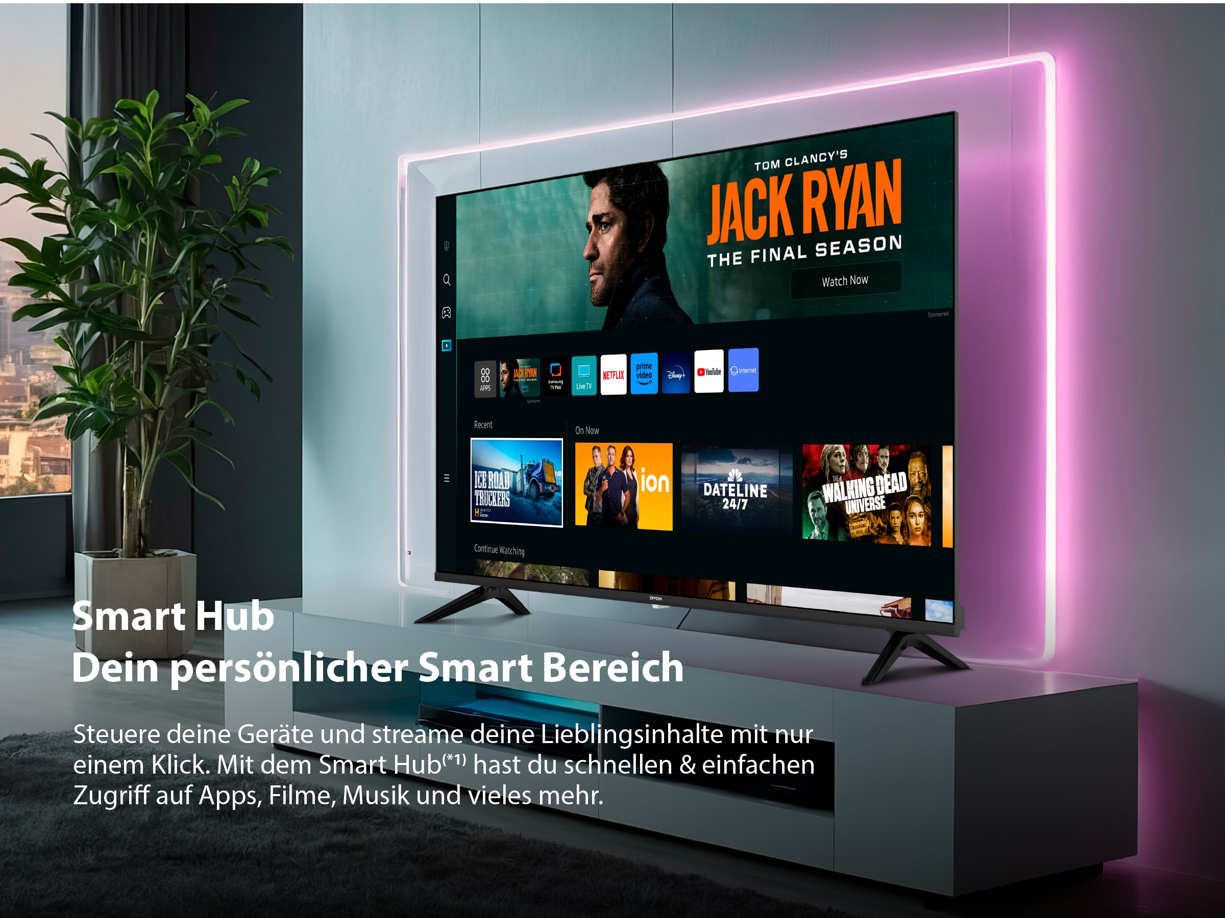 DYON LED-TV Ultimax 43F-TI, 108 cm (43"), EEK: E, FullHD