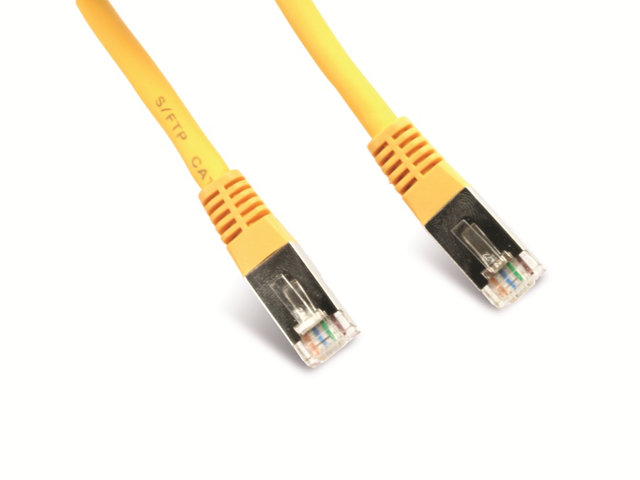S-IMPULS Netzwerkpatchkabel CAT.6 RJ45, 1:1, 0,5 m, gelb S-IMPULS Netzwerkpatchkabel CAT.6 RJ45, 1:1, 0,5 m, gelb