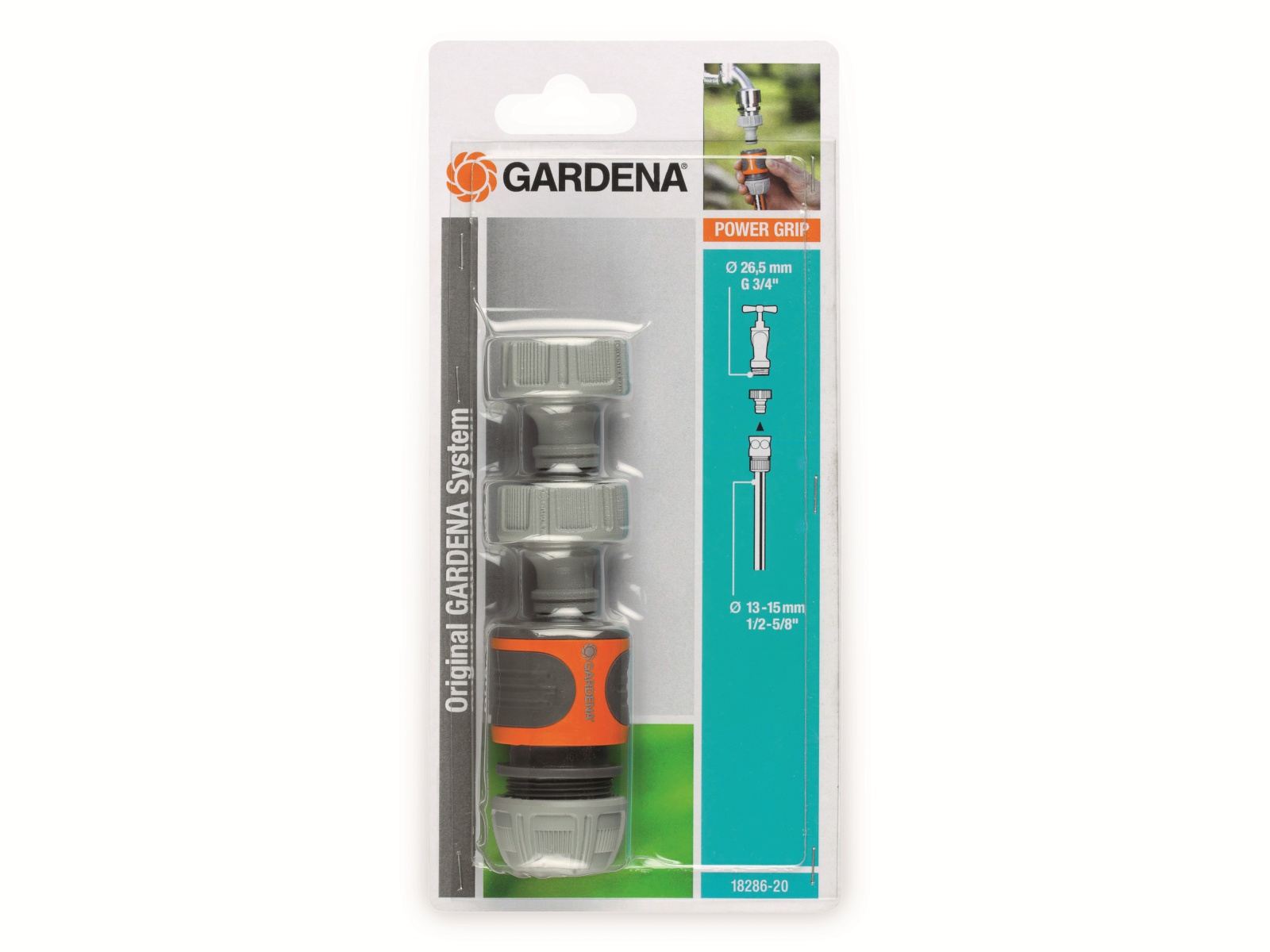 GARDENA Anschluss-Set 18286-20, 3-teilig