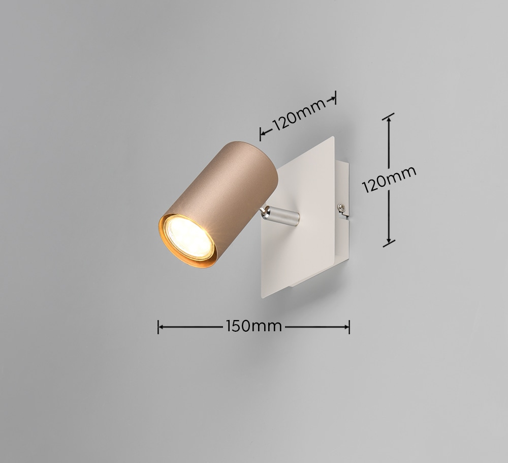 TRIO Wandleuchte Marley 802400165 Coffee, GU10, max. 25 W TRIO Wandleuchte Marley 802400165 Coffee, GU10, max. 25 W