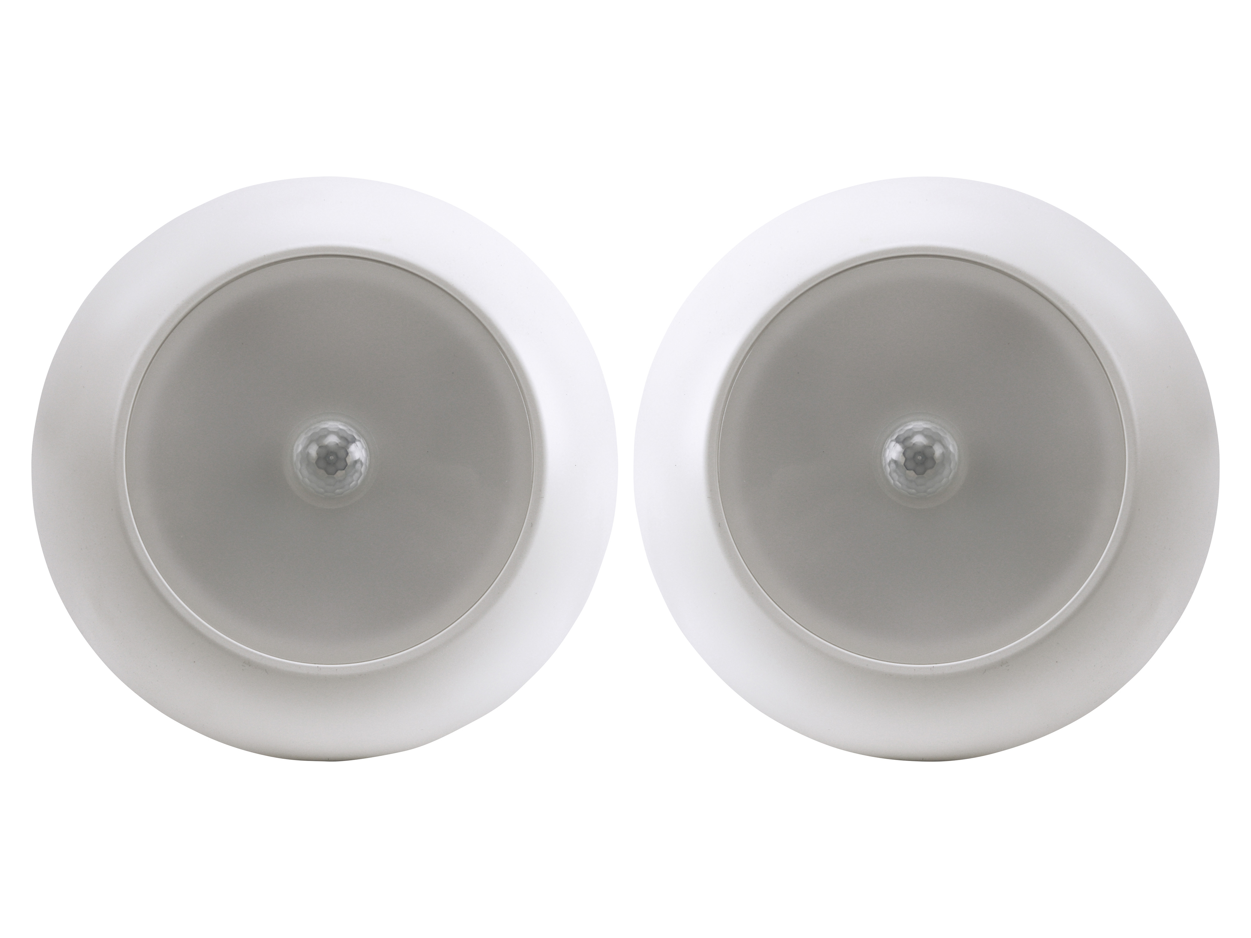 LED UltraBright Deckenleuchte, 300 lm, IP44, Batteriebetrieben, weiß, 2er Pack
