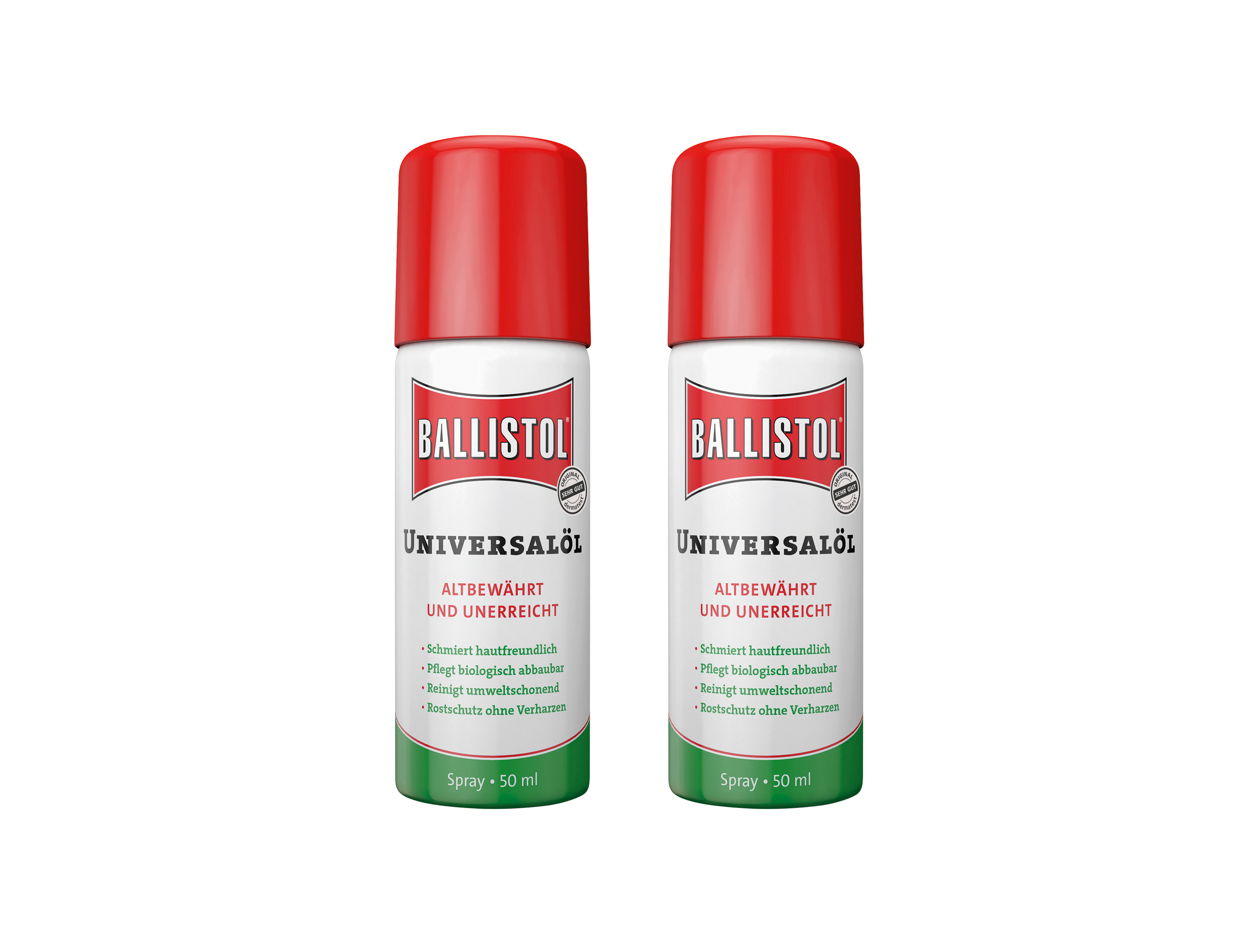 BALLISTOL Universalöl-Spray, 50 ml, 2 Stück BALLISTOL Universalöl-Spray, 50 ml, 2 Stück