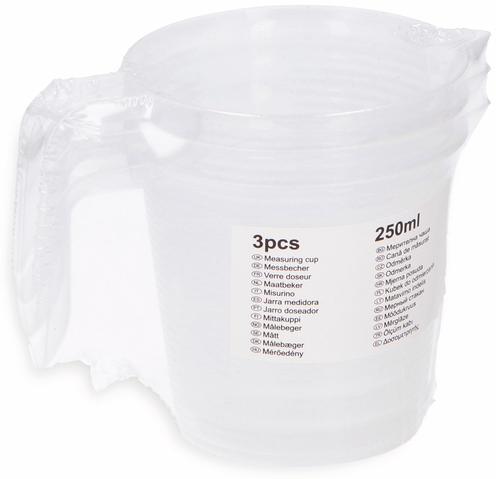 Messbecherset, 3-teilig, 250 ml Messbecherset, 3-teilig,