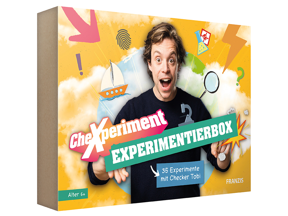 FRANZIS CheXperiment Experimentierbox, Checker Tobi, 67198