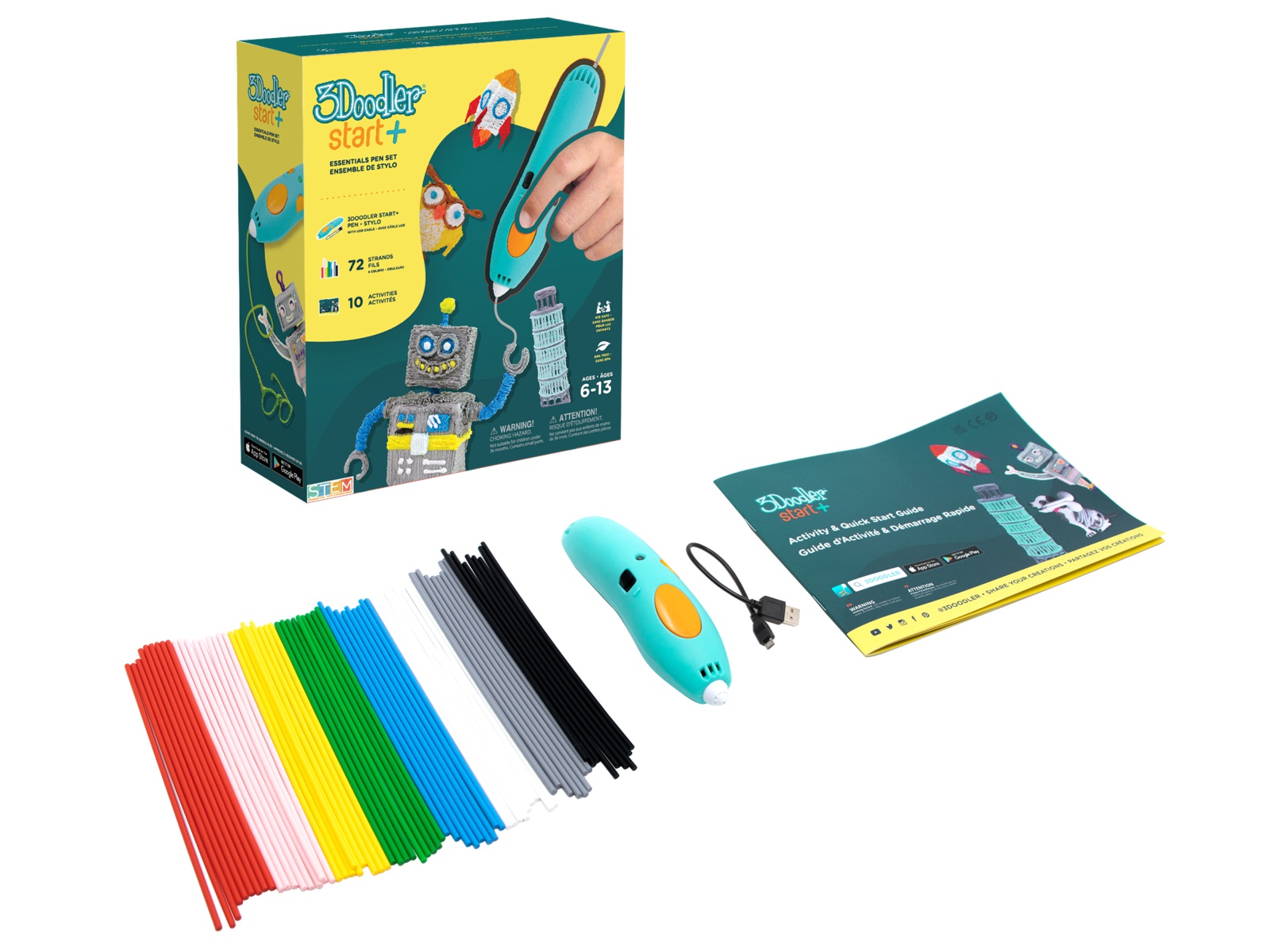 3DOODLER 3D-Stift Start+, Pen-Set 3DOODLER 3D-Stift Start+, Pen-Set