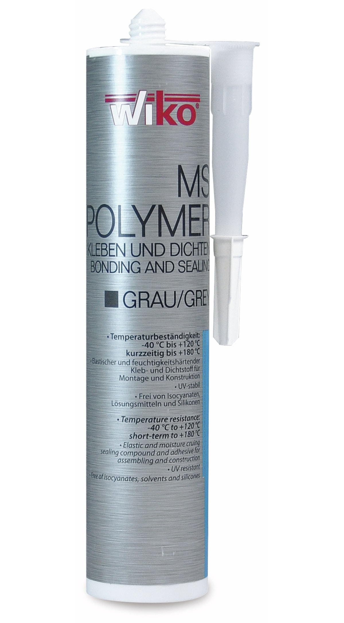 WIKO MS Polymer Kleb-/Dichtstoff, 290 ml, grau