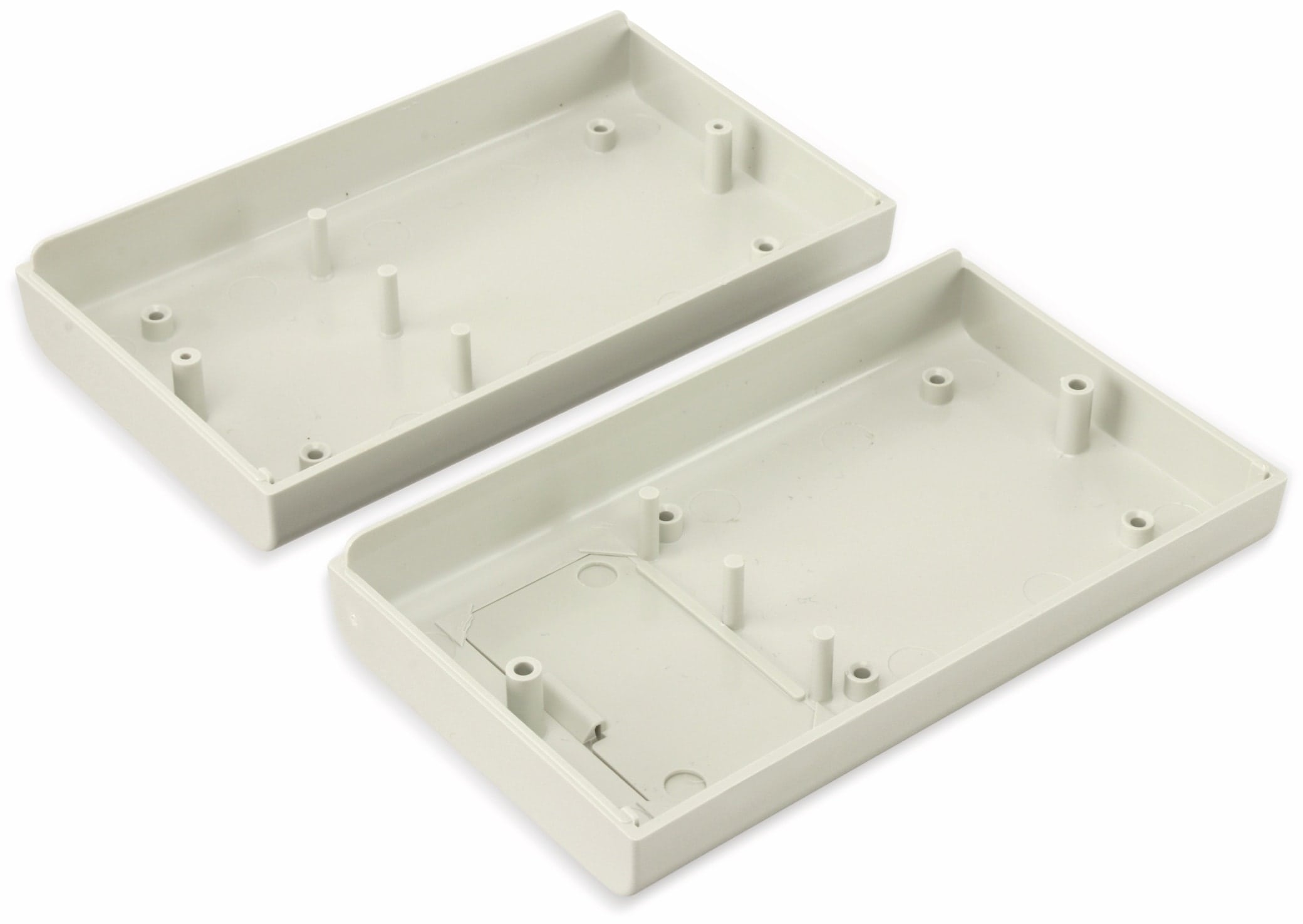 STRAPUBOX Kunststoffgehäuse mit Batteriefach, Typ 6512 GR, 124 x 71 x 30 mm STRAPUBOX Kunststoffgehäuse mit Batteriefach, Typ 6512 GR, 124 x 71 x 30 mm