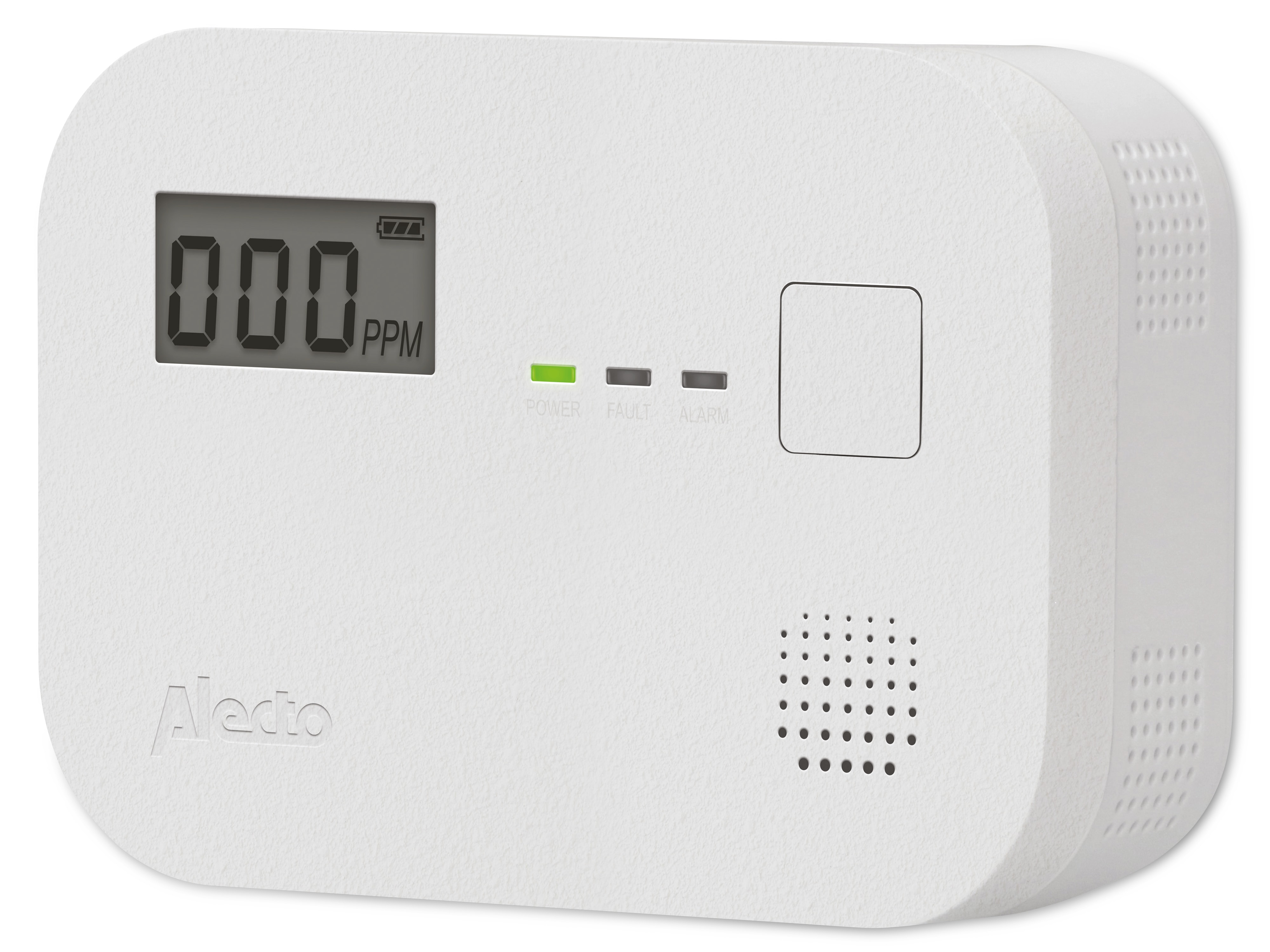 ALECTO Kohlenmonoxid-Melder COA3910, mit LED-Anzeige, weiß ALECTO Kohlenmonoxid-Melder COA3910, mit LED-Anzeige, weiß