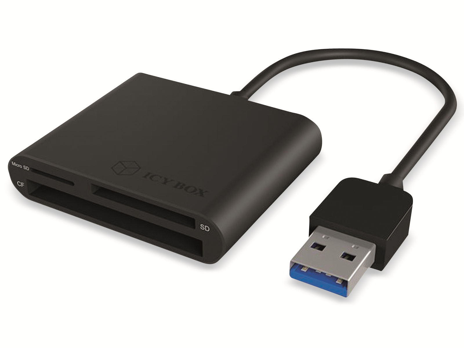 ICY BOX Cardreader IB-CR301-U3, CF, SD, Micro, USB 3.0 Anschluss ICY BOX Cardreader IB-CR301-U3, CF, SD, Micro, USB 3.0 Anschluss