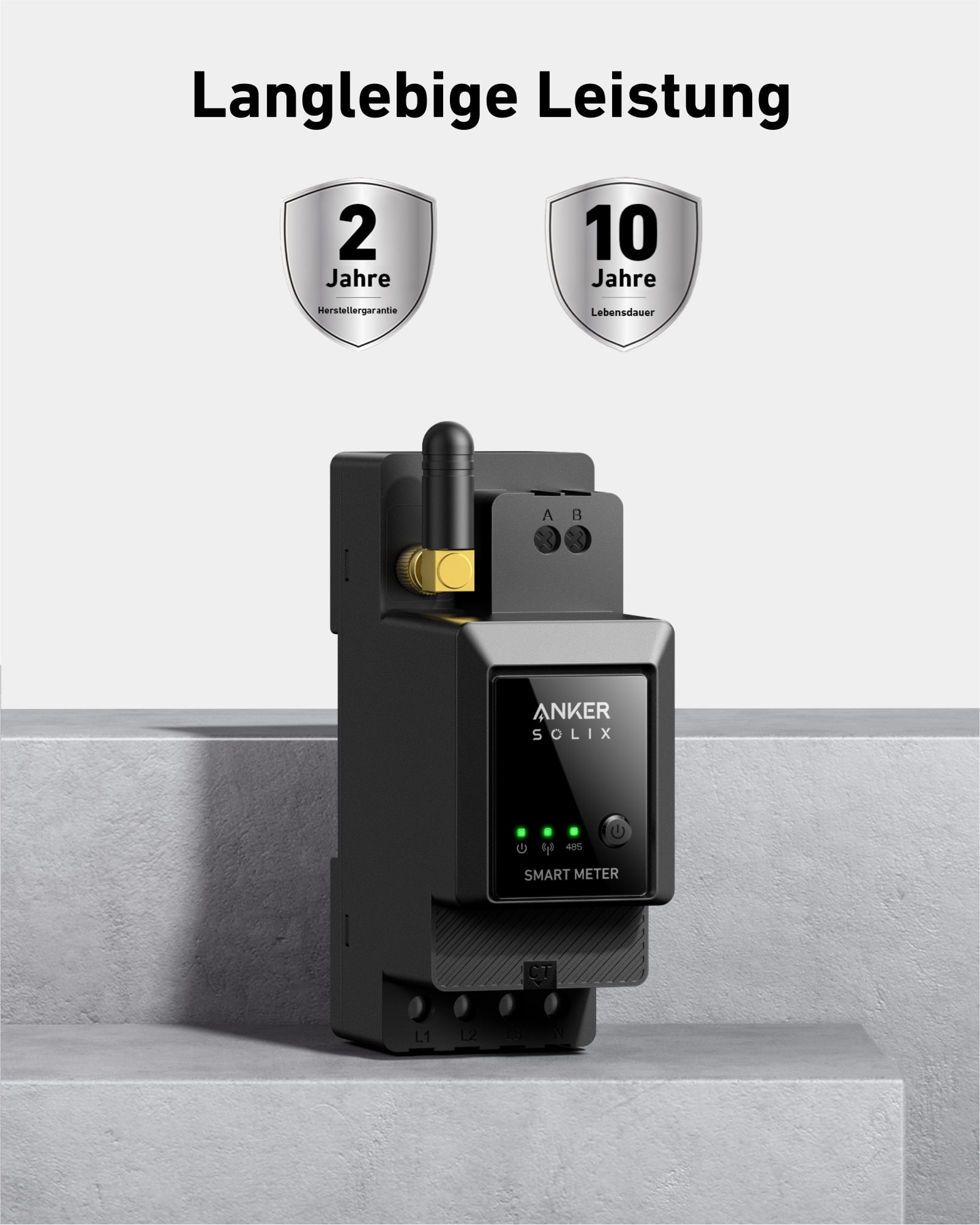 ANKER SOLIX Stromzähler smart Meter, kompatibel nur für E1600 Pro u. Plus ANKER SOLIX Stromzähler smart Meter, kompatibel nur für E1600 Pro u. Plus