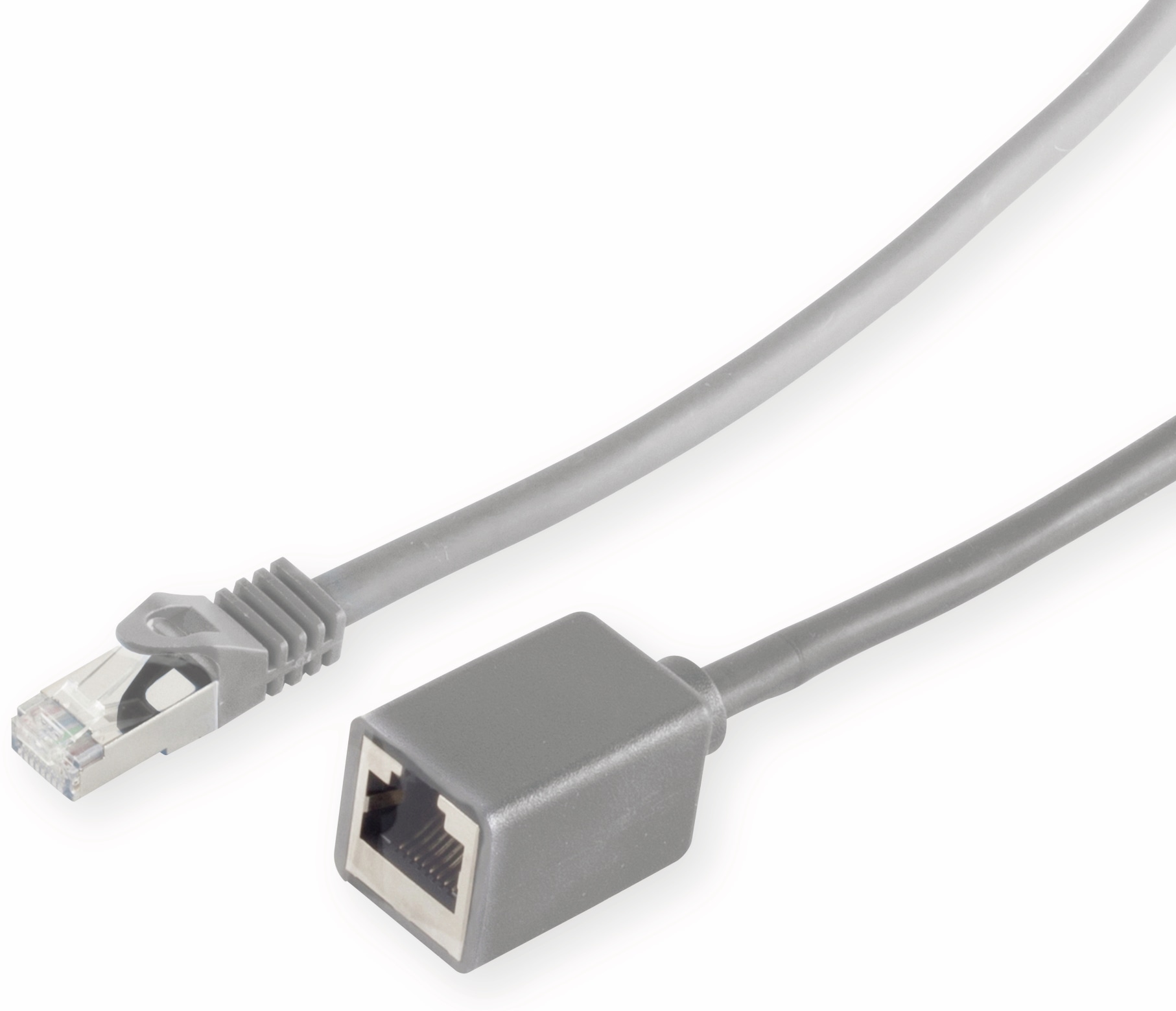 S-IMPULS RJ45-Patchkabelverlängerung, 1,0 m, grau, CAT.7 Rohkabel S-IMPULS RJ45-Patchkabelverlängerung, 1,0 m, grau, CAT.7 Rohkabel