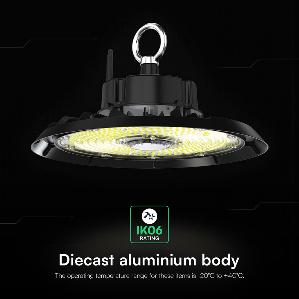 V-TAC LED-Hallenstrahler VT-240766, EEK: D, 150W, 23250lm, 6500K, 90°, IP65 V-TAC LED-Hallenstrahler VT-240766, EEK: D, 150W, 23250lm, 6500K, 90°, IP65