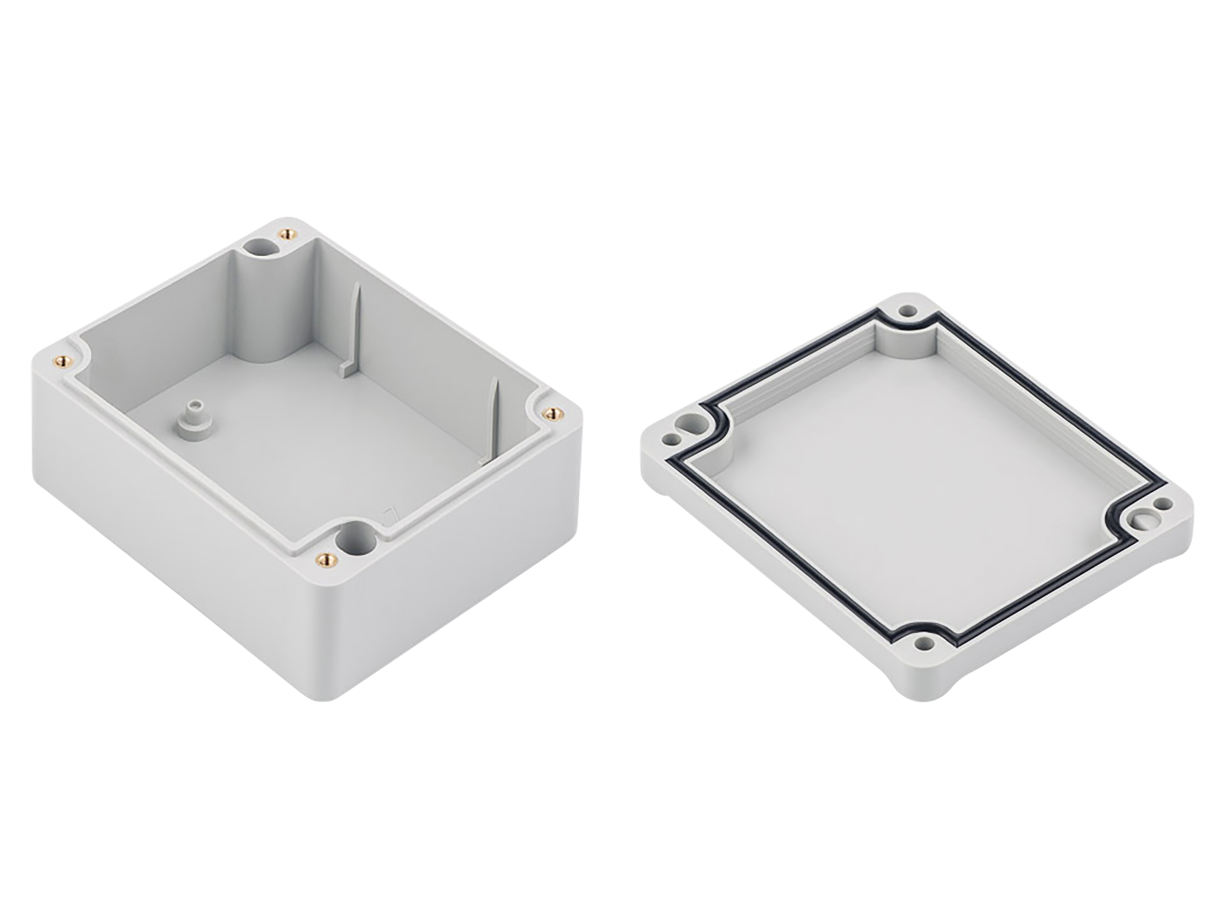 POLLIN ABS-Gehäuse 4U63090804019, 89x75x41 mm, IP67 POLLIN ABS-Gehäuse 4U63090804019, 89x75x41 mm, IP67