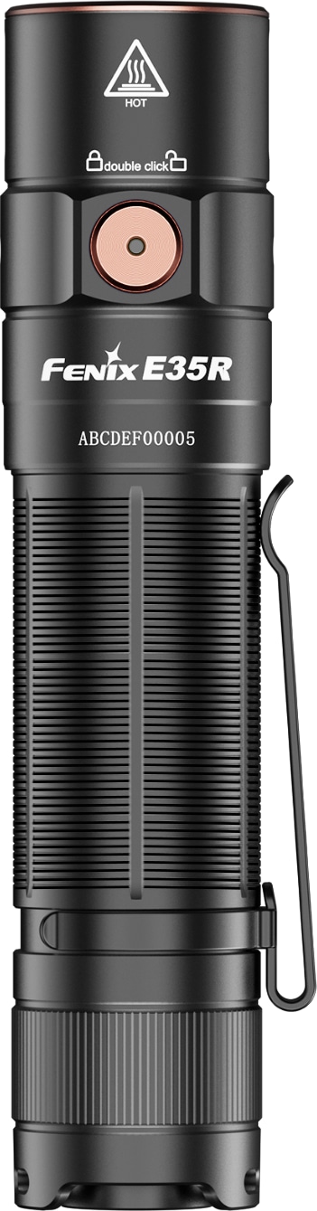 FENIX LED-Taschenlampe E35R, Akkubetrieb, schwarz FENIX LED-Taschenlampe E35R, Akkubetrieb, schwarz