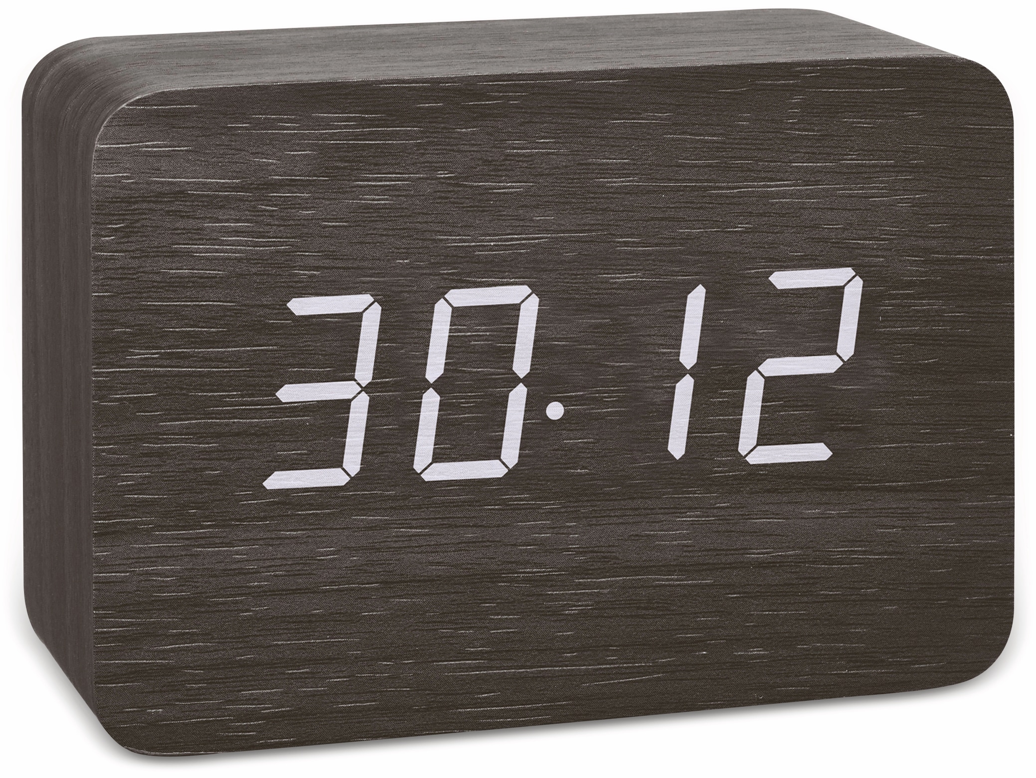 TFA Digitaler Funkwecker Clocco, schwarz, weiße LED TFA Digitaler Funkwecker Clocco, schwarz, weiße LED