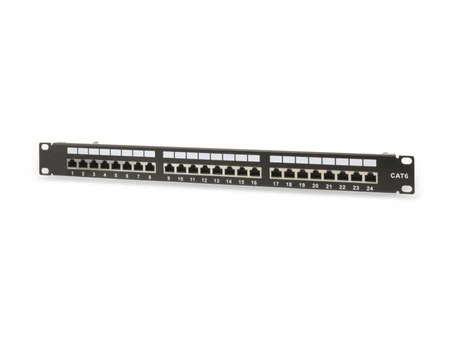 RED4POWER CAT.6 Patchpanel R4-N118S, 24-fach, 19", schwarz RED4POWER CAT.6 Patchpanel R4-N118S, 24-fach, 19", schwarz