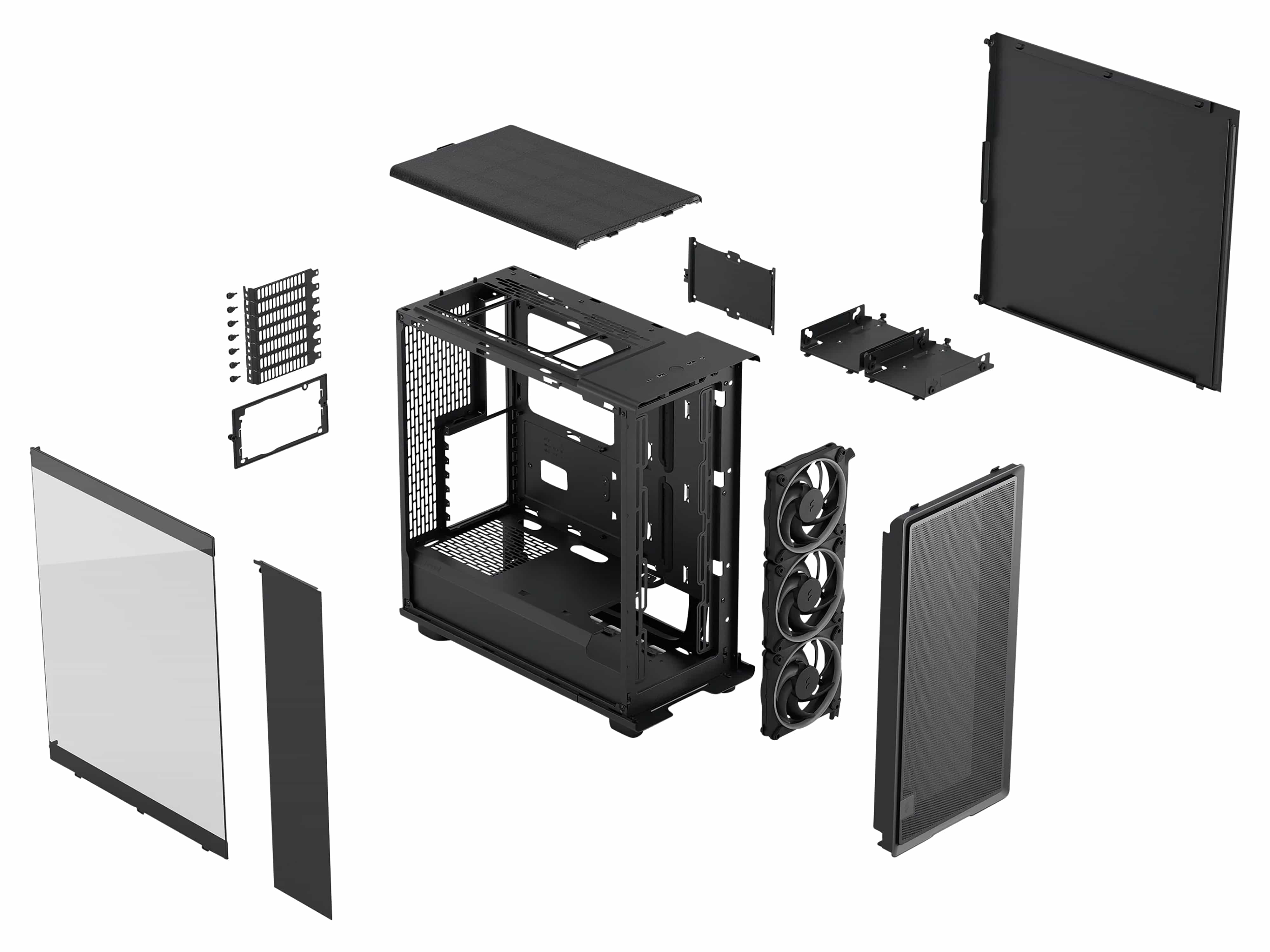 FRACTAL Midi Tower Design Epoch Black TG RGB Light FRACTAL Midi Tower Design Epoch Black TG RGB Light