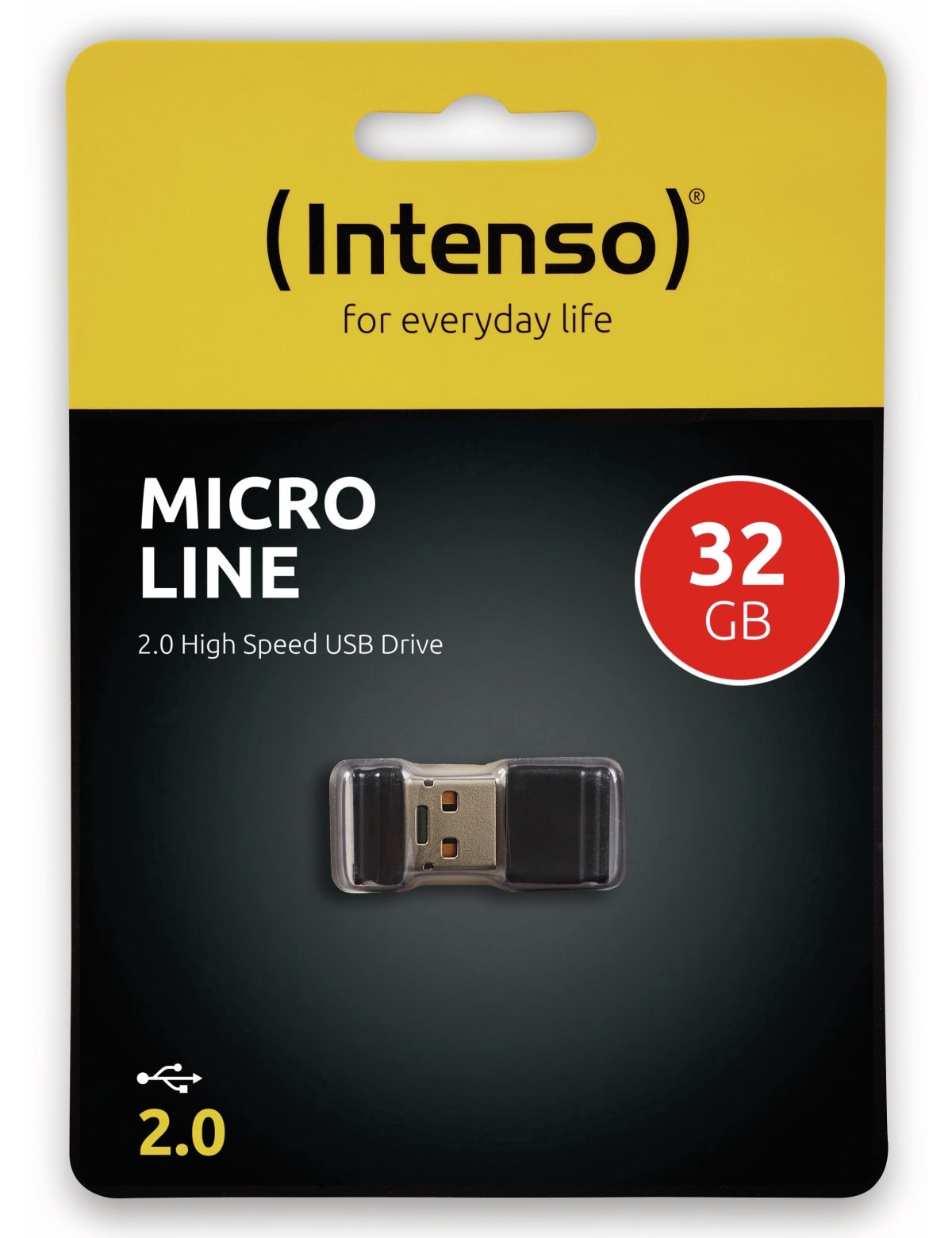 INTENSO USB-Stick Micro Line 3500480 USB 2.0 32GB INTENSO Nano-Speicherstick Micro Line, 32 GB