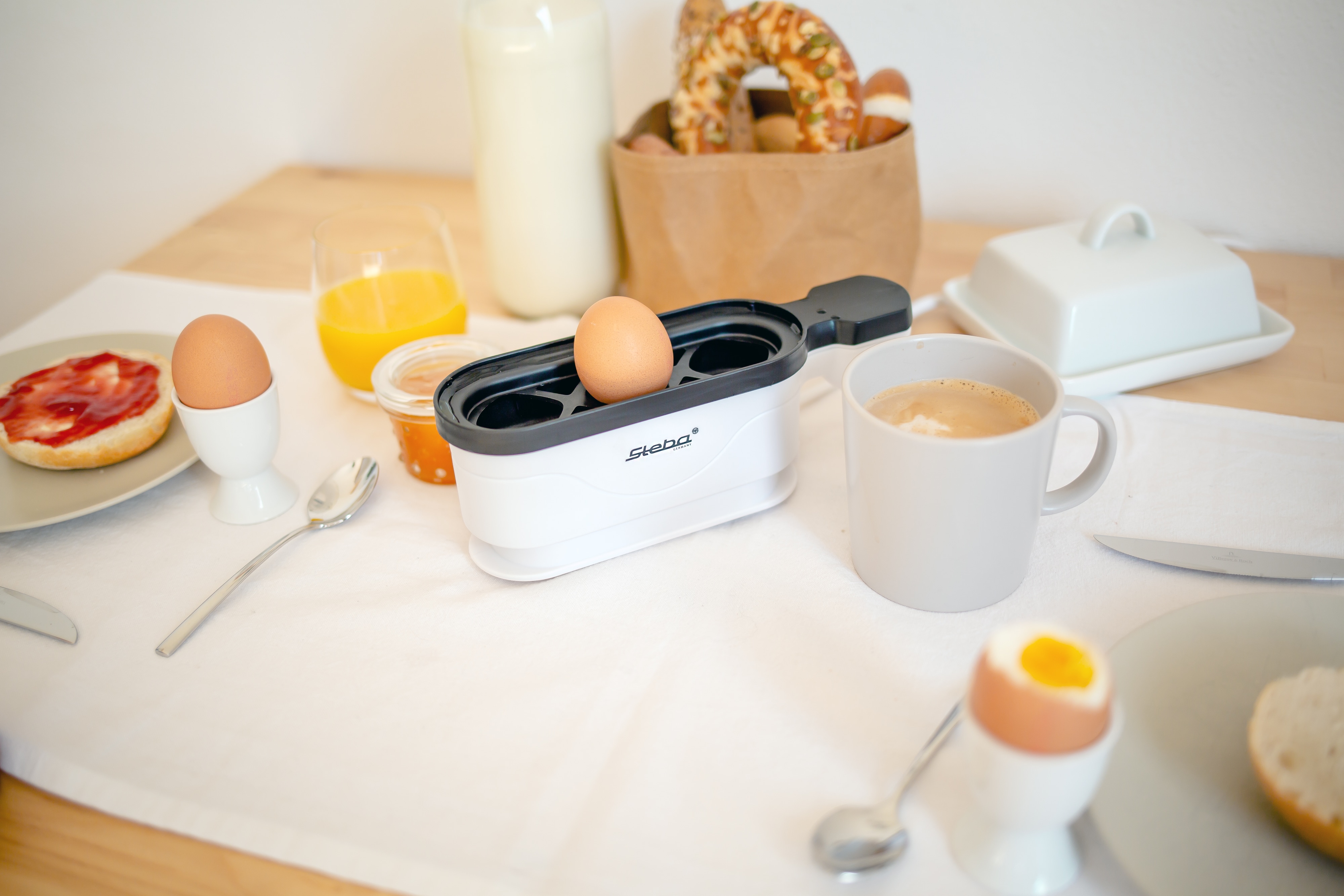 STEBA Eierkocher EK 4 für 3 Eier, 350W STEBA Eierkocher EK 4 für 3 Eier, 350W