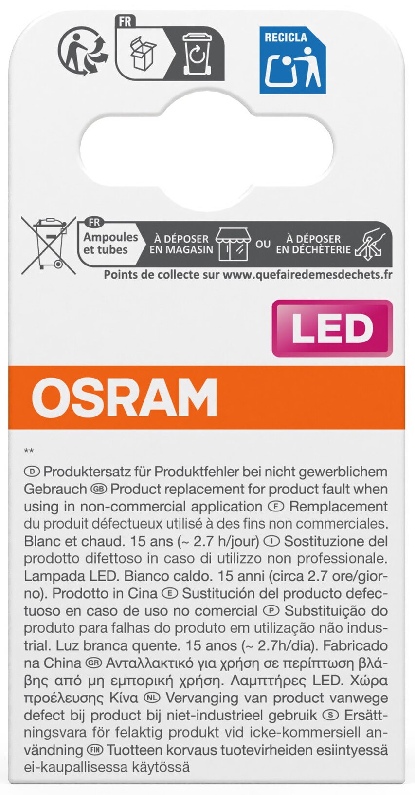 OSRAM LED-Lampe STAR, dimmbar, GU5.3, 2 W, 2700 K, EEK: E, 210 lm, IP20, warmweiß OSRAM LED-Lampe STAR, dimmbar, GU5.3, 2 W, 2700 K, EEK: E, 210 lm, IP20, warmweiß