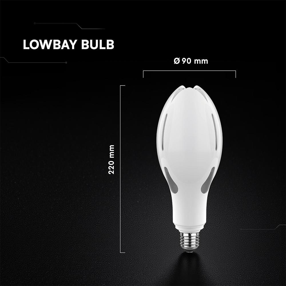 V-TAC LED-Lampe VT-21285-6, EEK: E, 36W, 4000lm, 6500k, E27, 300°,Olive V-TAC LED-Lampe VT-21285-6, EEK: E, 36W, 4000lm, 6500k, E27, 300°,Olive