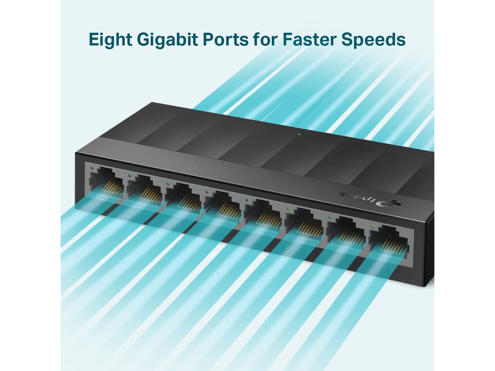 TP-LINK LiteWave Switch LS1008G, Gigabit, unmanaged, 8-port, Kunststoff TP-LINK LiteWave Switch LS1008G, Gigabit, unmanaged, 8-port, Kunststoff