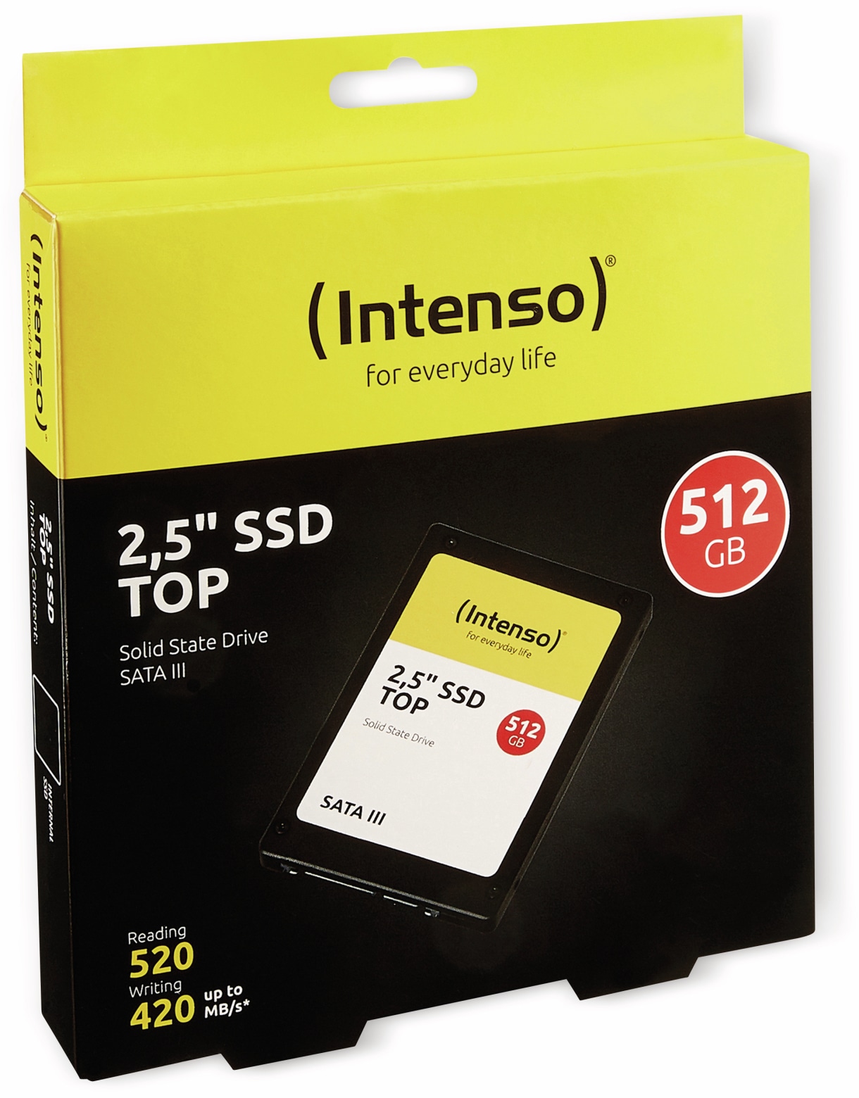 INTENSO SSD SATA III Top, 512 GB INTENSO SSD SATA III Top, 512 GB