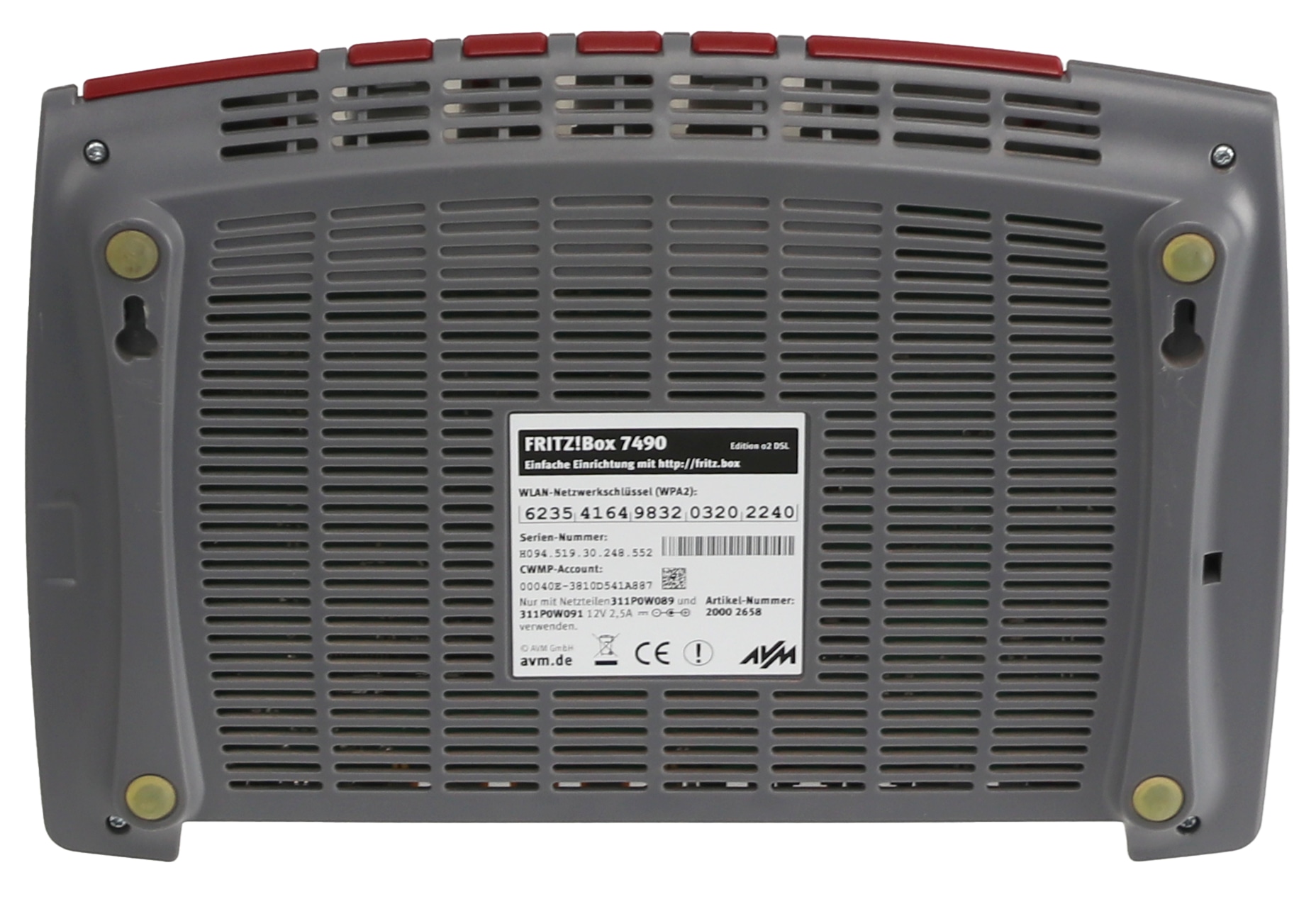 AVM FRITZ!Box Fon WLAN 7490, Refurbished, 2 Stück AVM FRITZ!Box Fon WLAN 7490, Refurbished, 2 Stück