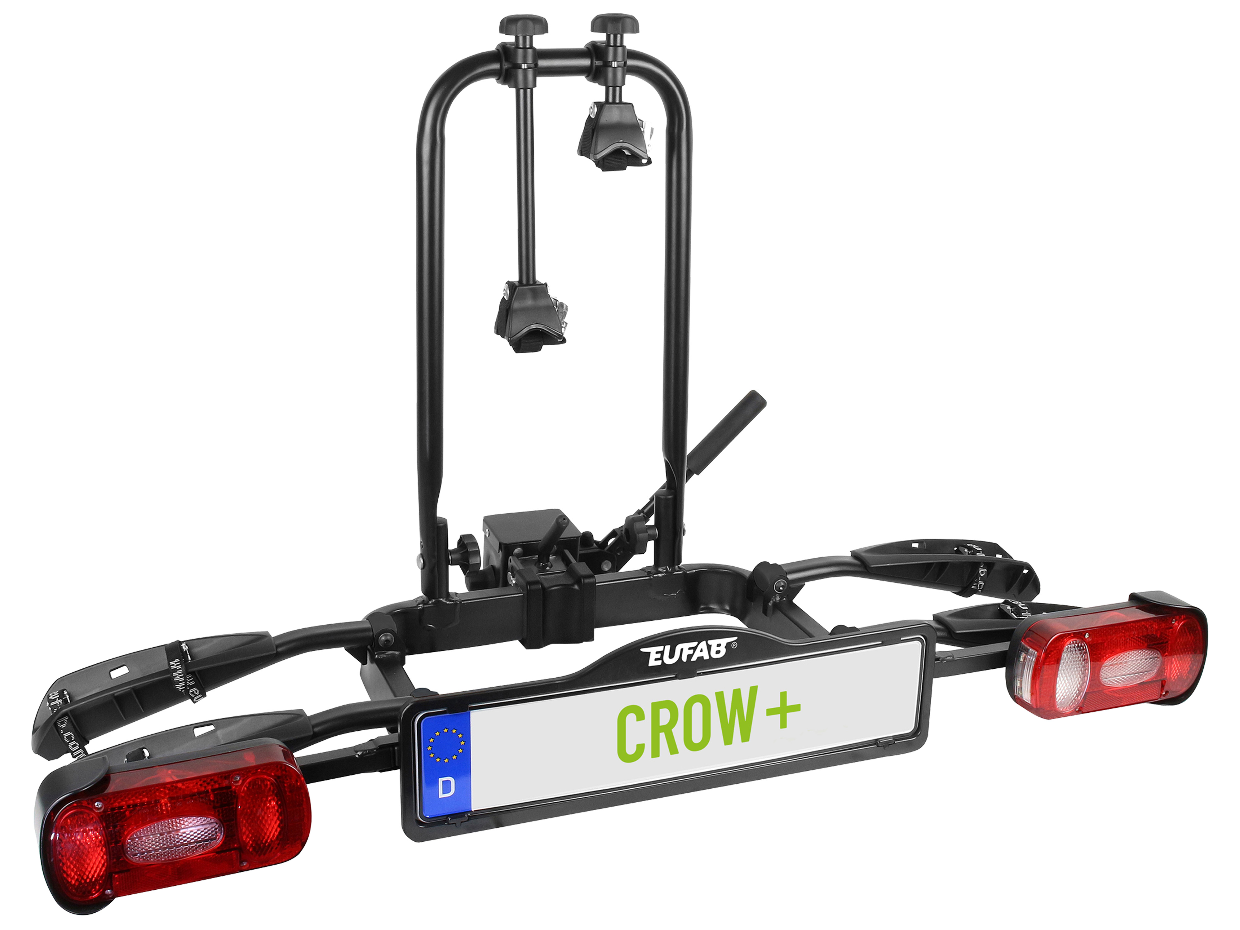 EUFAB Fahrradträger, CROW PLUS, 11582, für 2 Fahrräder