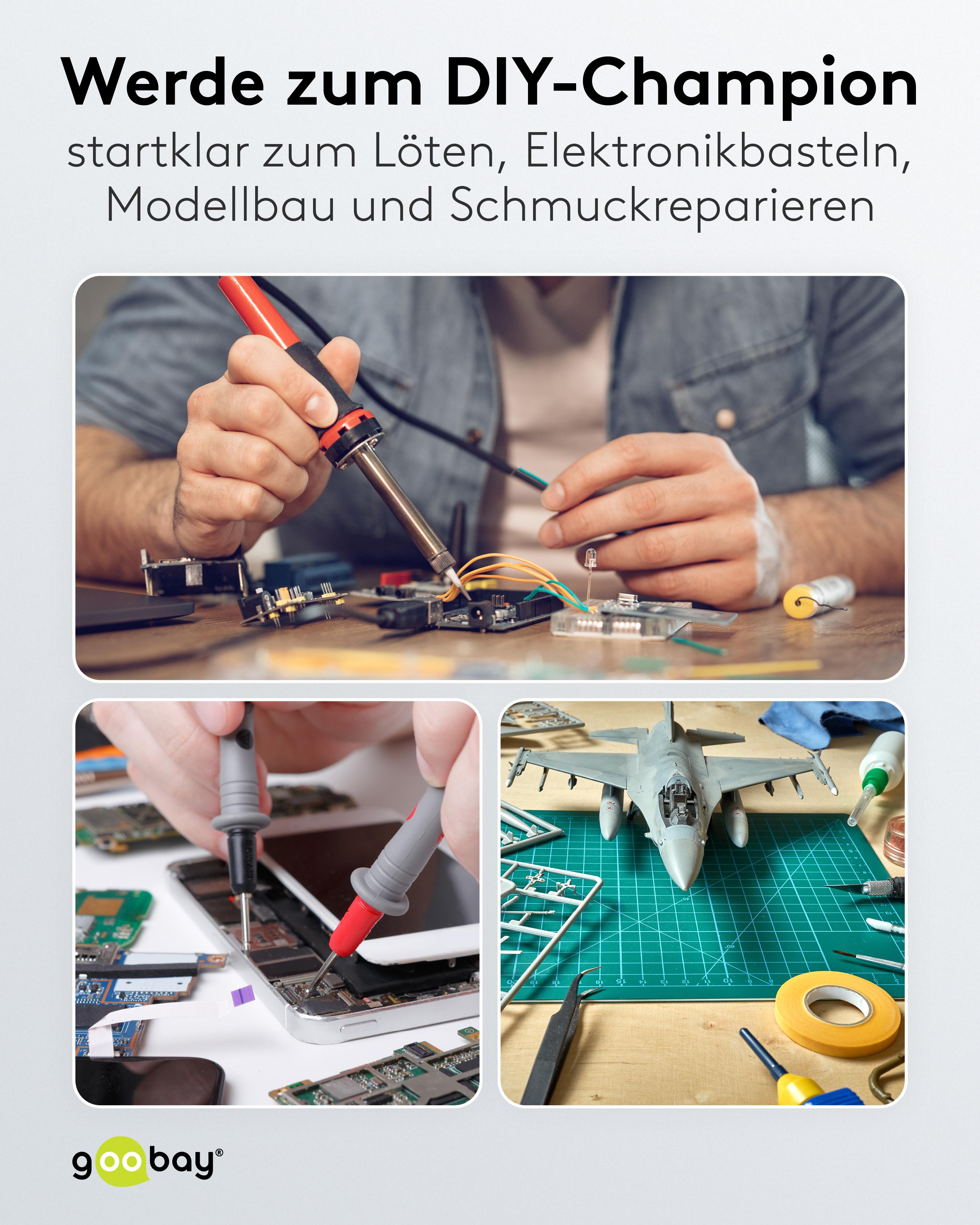 GOOBAY Lötwerkzeug, 77999, 6-teilig GOOBAY Lötwerkzeug, 77999, 6-teilig