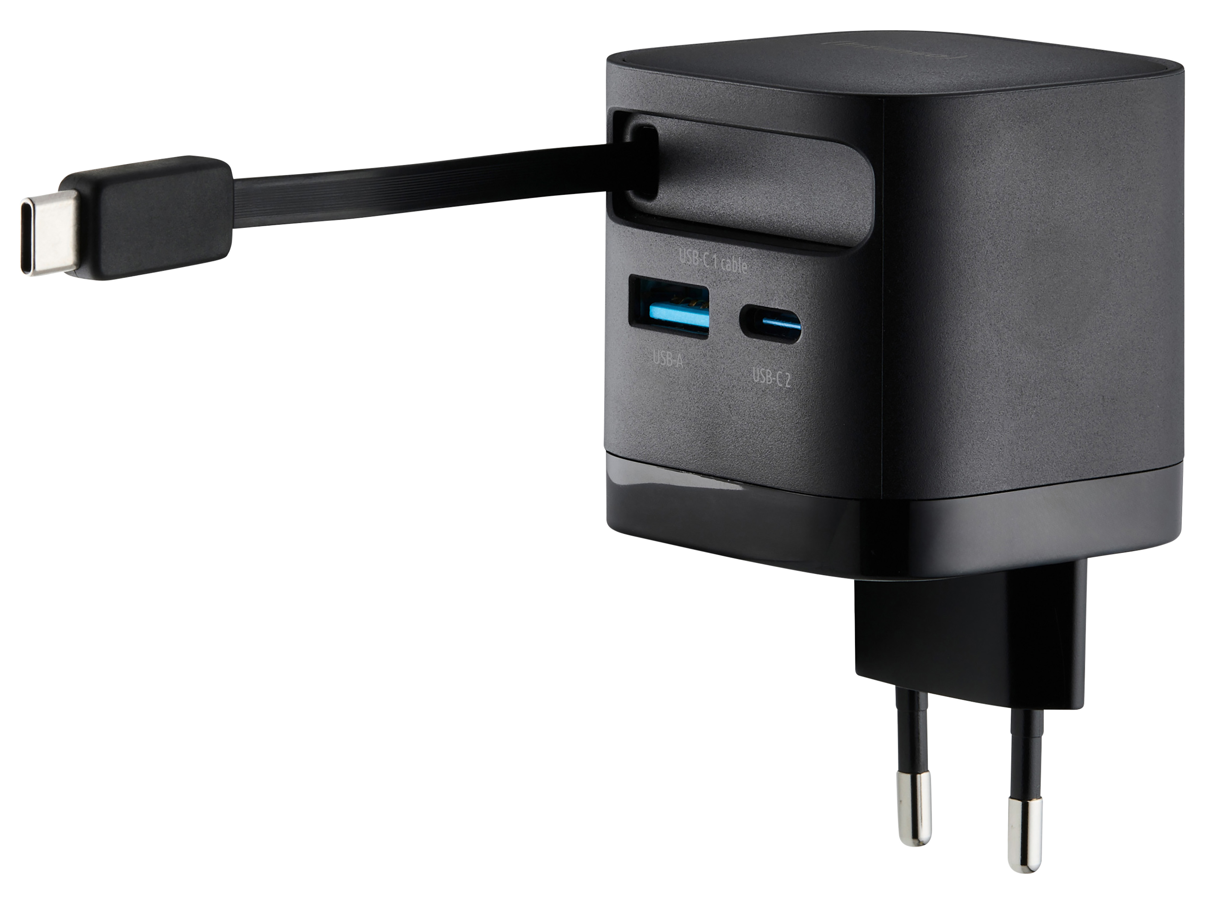 INTENSO Schnellladegerät 7806520, 65 W, Schwarz INTENSO Netzteil 7806520, 65 W, Schwarz