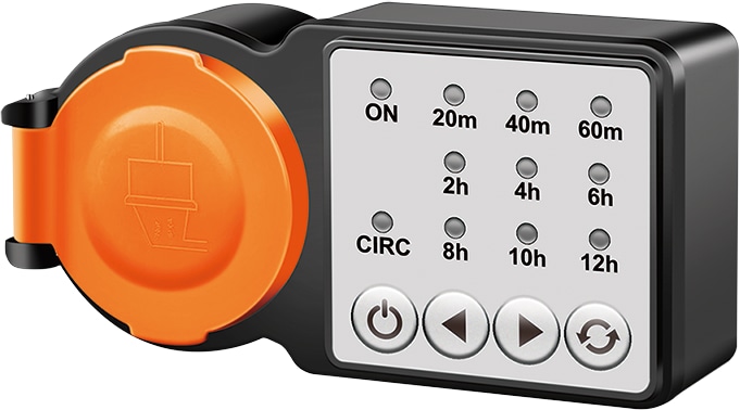 LOGILINK Outdoor Zeitschaltuhr ET0015, CEE 7/3, Timer, IP44, 3600 W, schwarz/orange Outdoor Zeitschaltuhr LOGILINK, CEE 7/3, Timer, IP44, 3600 W, schwarz/orange