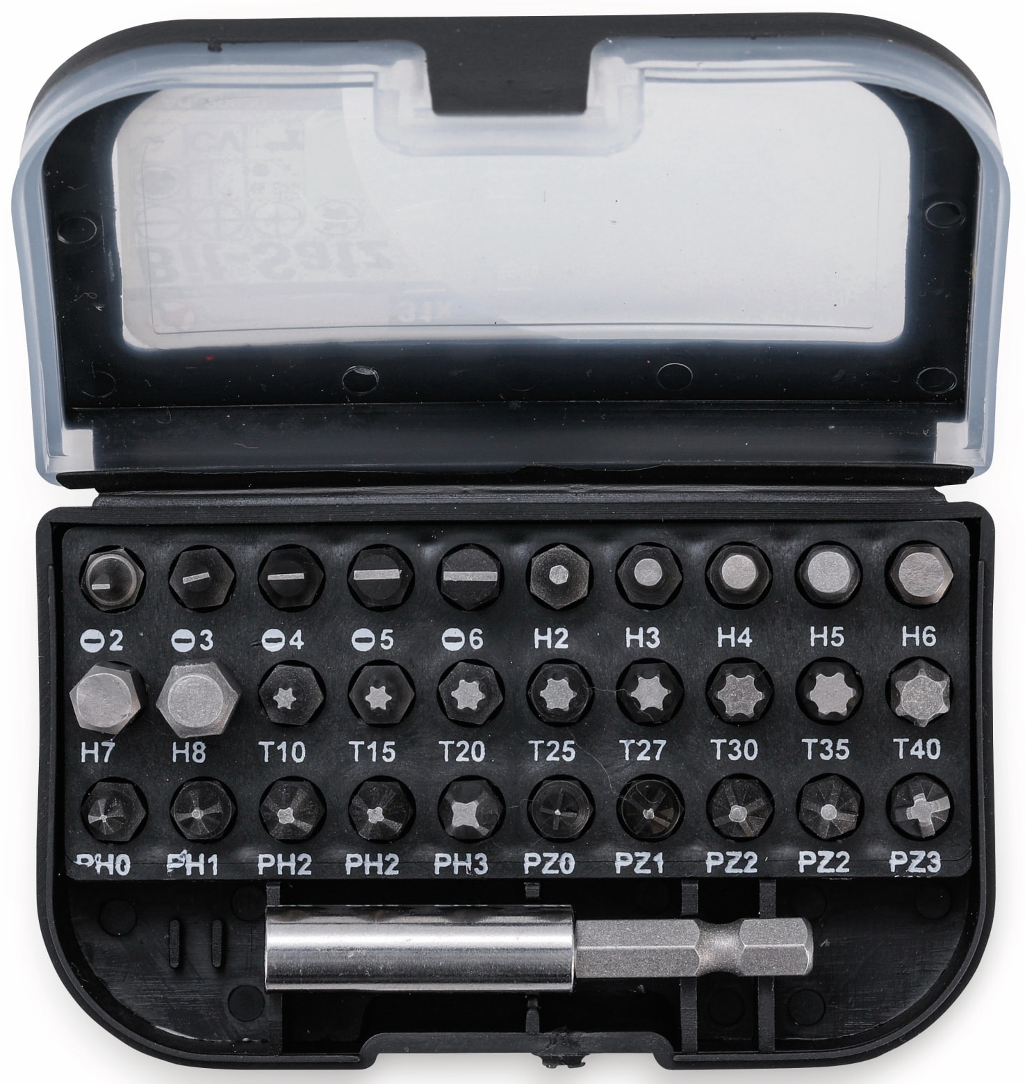 BGS TECHNIC Bitsatz 20820, Außensechskant 6,3 mm, 1/4", 31-teilig BGS TECHNIC Bitsatz 20820, Außensechskant 6,3 mm, 1/4", 31-teilig