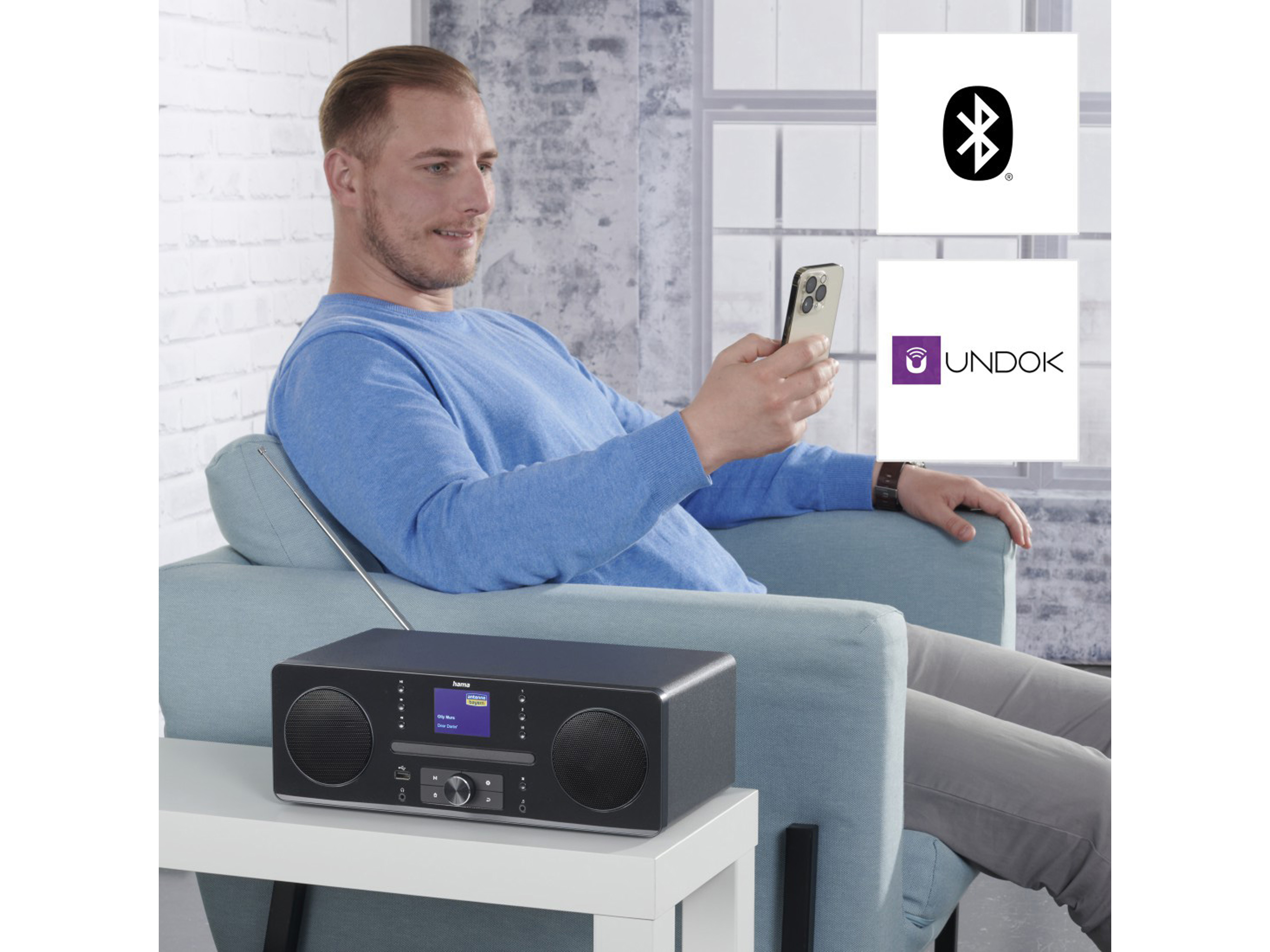 HAMA Digitalradio DIR1570CBT, DAB+/Internetradio/CD/Bluetooth HAMA Digitalradio DIR1570CBT, DAB+/Internetradio/CD/Bluetooth
