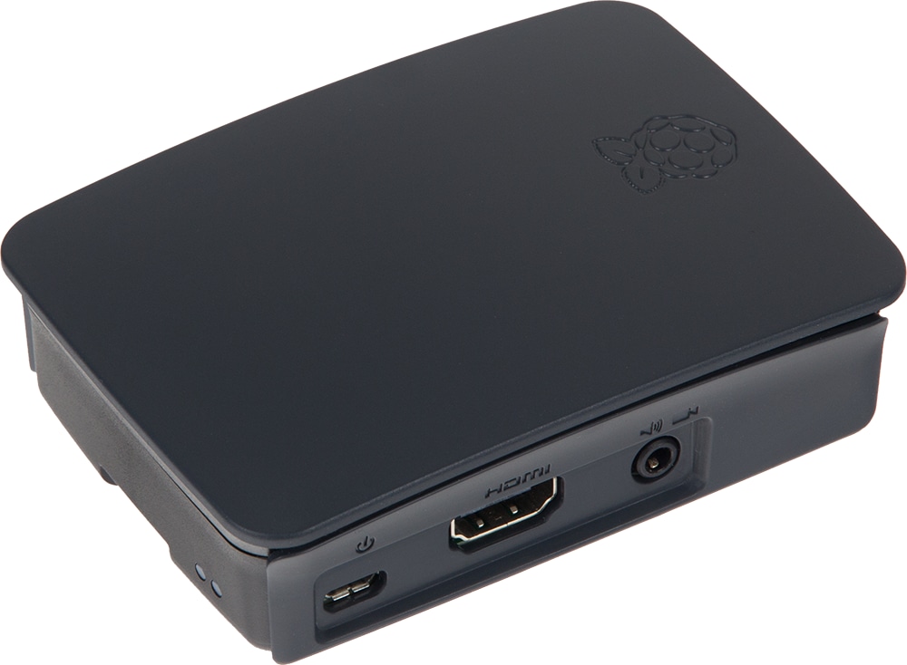RASPBERRY PI 3 Model B Gehäuse RB-Case+06B, schwarz RASPBERRY Pi 3 Model B Gehäuse RB-Case+06B, schwarz