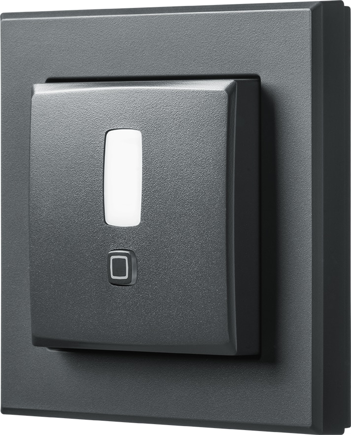 HOMEMATIC IP 159903A0, Bewegungsmelder, 55er Rahmen, innen, anthrazit HOMEMATIC IP 159903A0, Bewegungsmelder, 55er Rahmen, innen, anthrazit