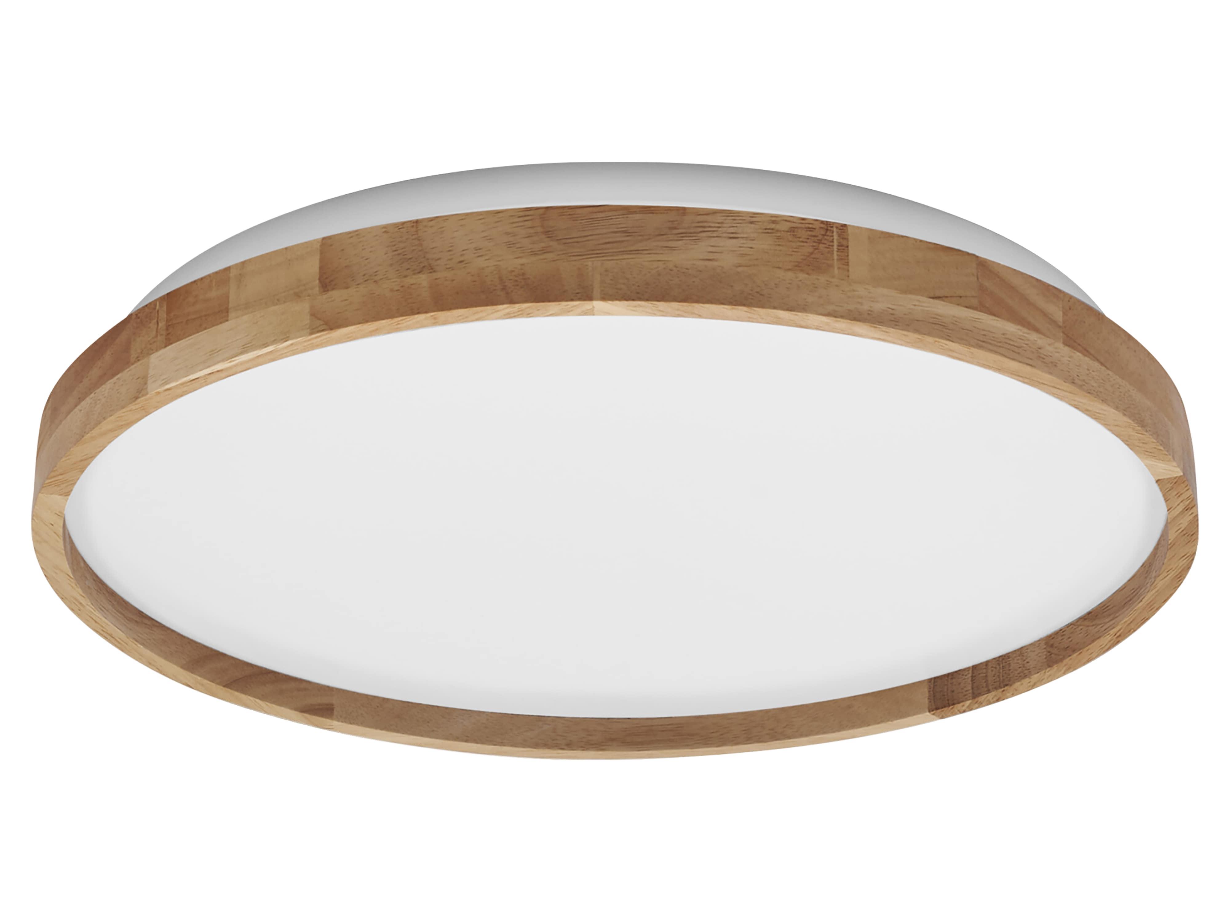 OSRAM LED-Deckenleuchte mit Holzring, 16 W, 3000 K, Dimmbar, EEK: E, 1000 lm, IP20, warmweiß OSRAM LED-Deckenleuchte mit Holzring, 16 W, 3000 K, EEK: E, 1000 lm, IP20, warmweiß