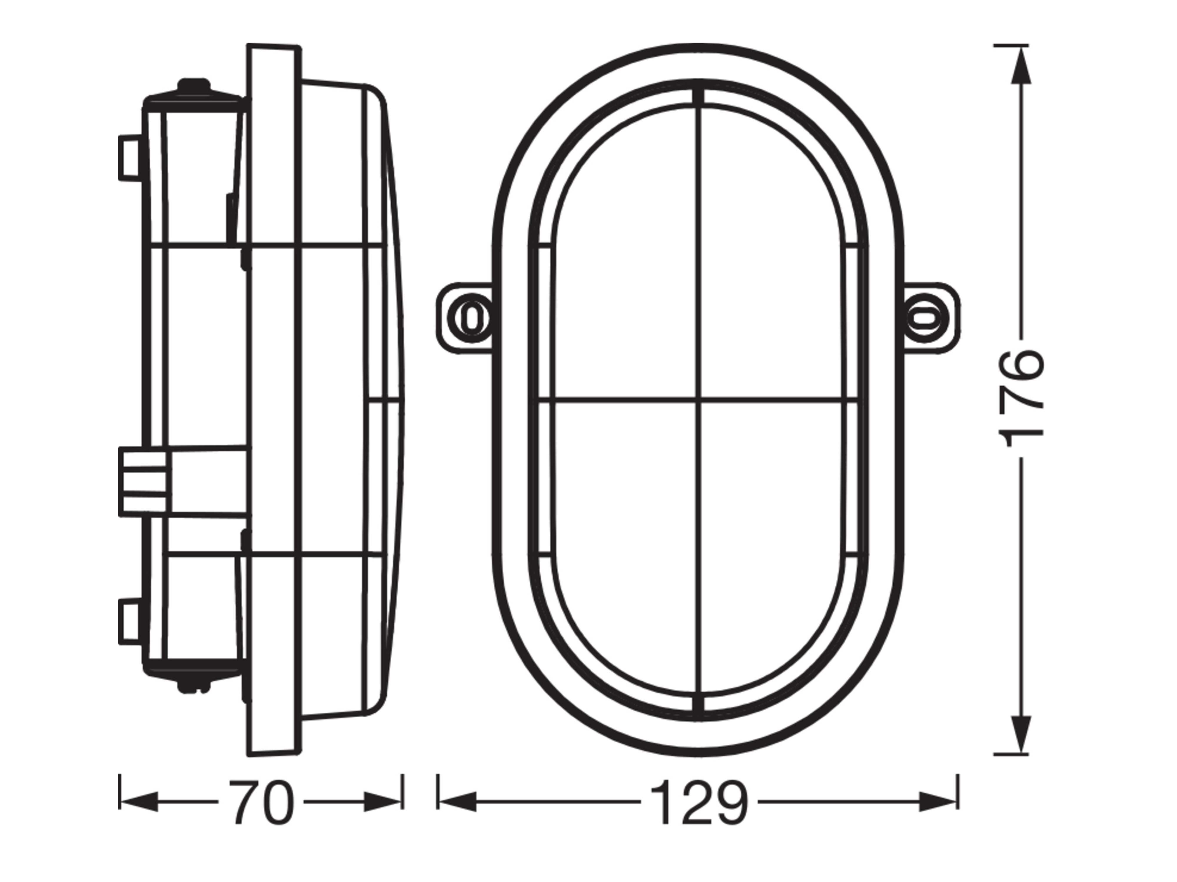 OSRAM Wand- und Deckenleuchte, CCT, 9/7/4 W, 3000/4000/6500K, 840/720/500 lm, IP65, schwarz OSRAM Wand- und Deckenleuchte, CCT, 9/7/4 W, 3000/4000/6500K, 840/720/500 lm, IP65, schwarz