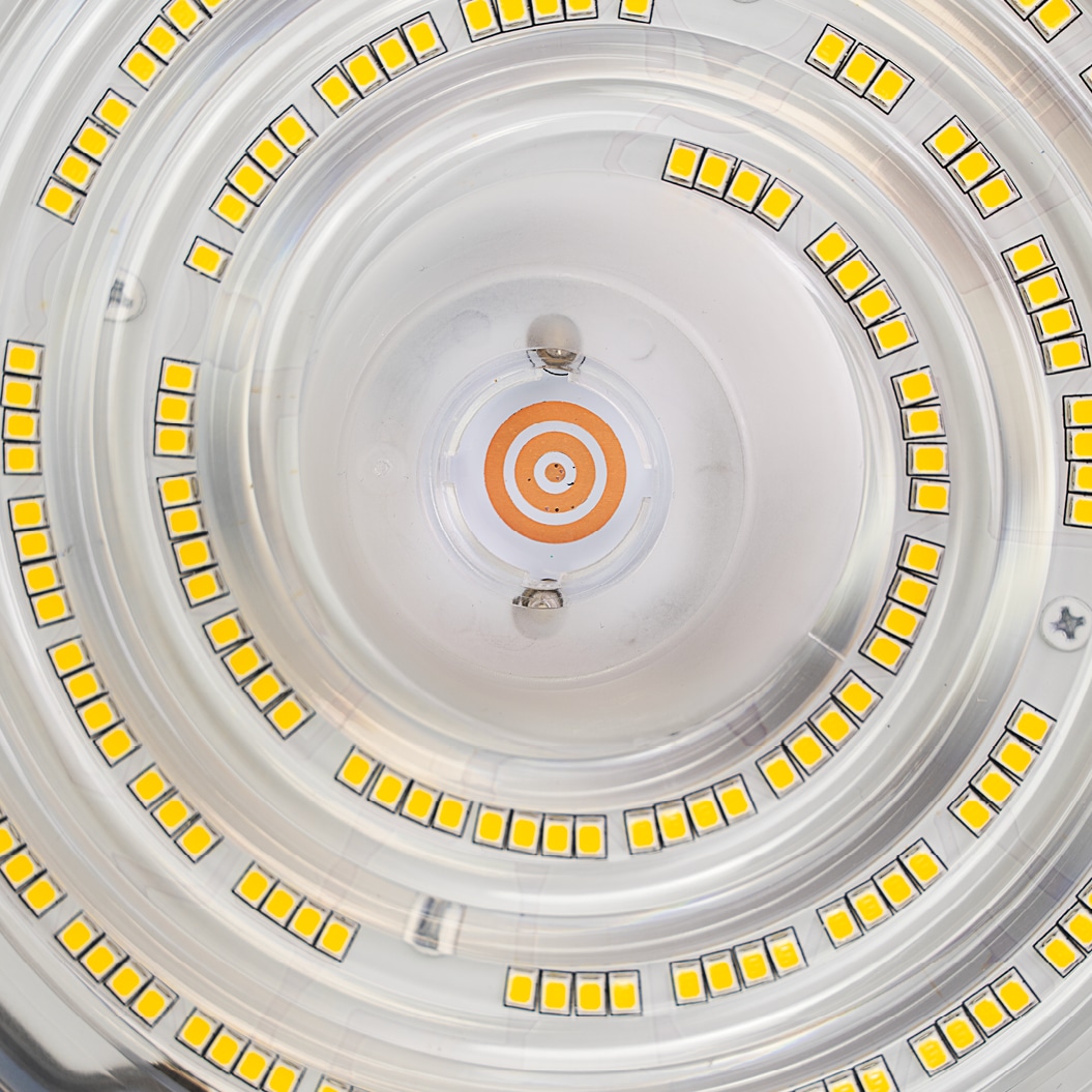 ENOVALITE LED-HighBay-Leuchte, UFO, 60...100 W, 4000 K, EEK: C, 9600...16000 lm, dimmbar, IP65, schwarz