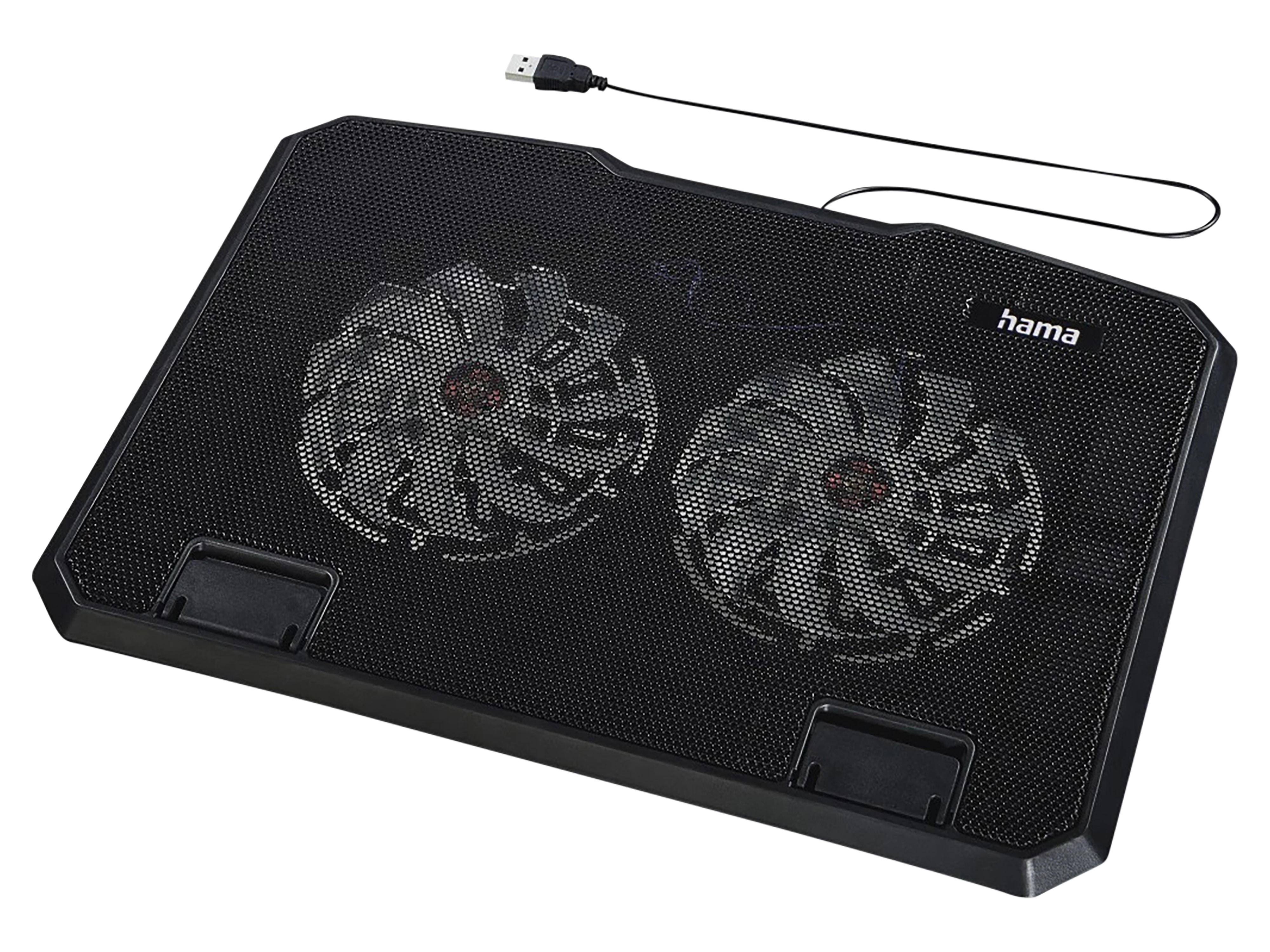 HAMA Notebookkühler 126806 Black Metal