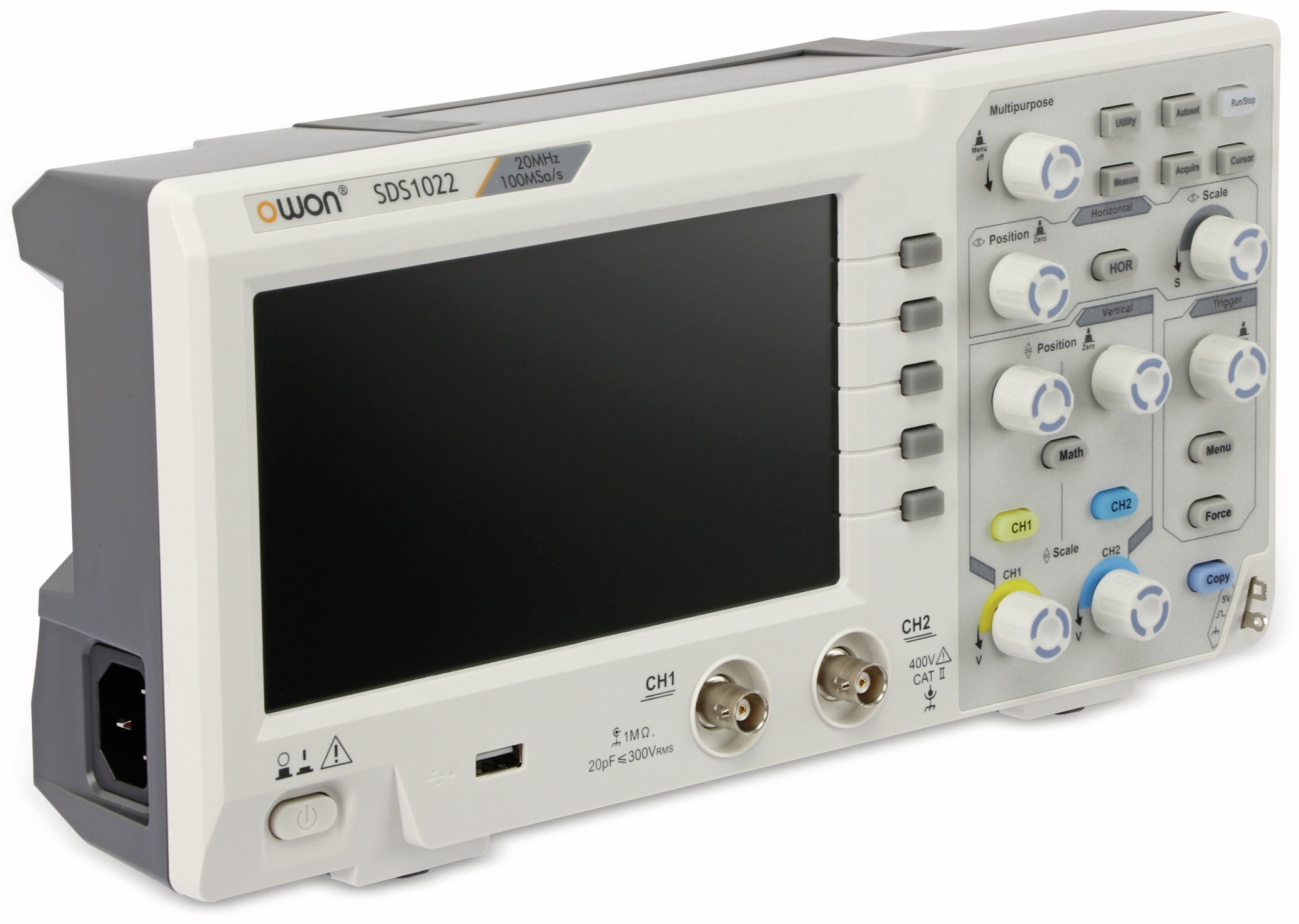 OWON LCD Speicher-Oszilloskop SDS1022, 2-Kanal, 20 MHz, USB OWON LCD Speicher-Oszilloskop SDS1022, 2-Kanal, 20 MHz, USB