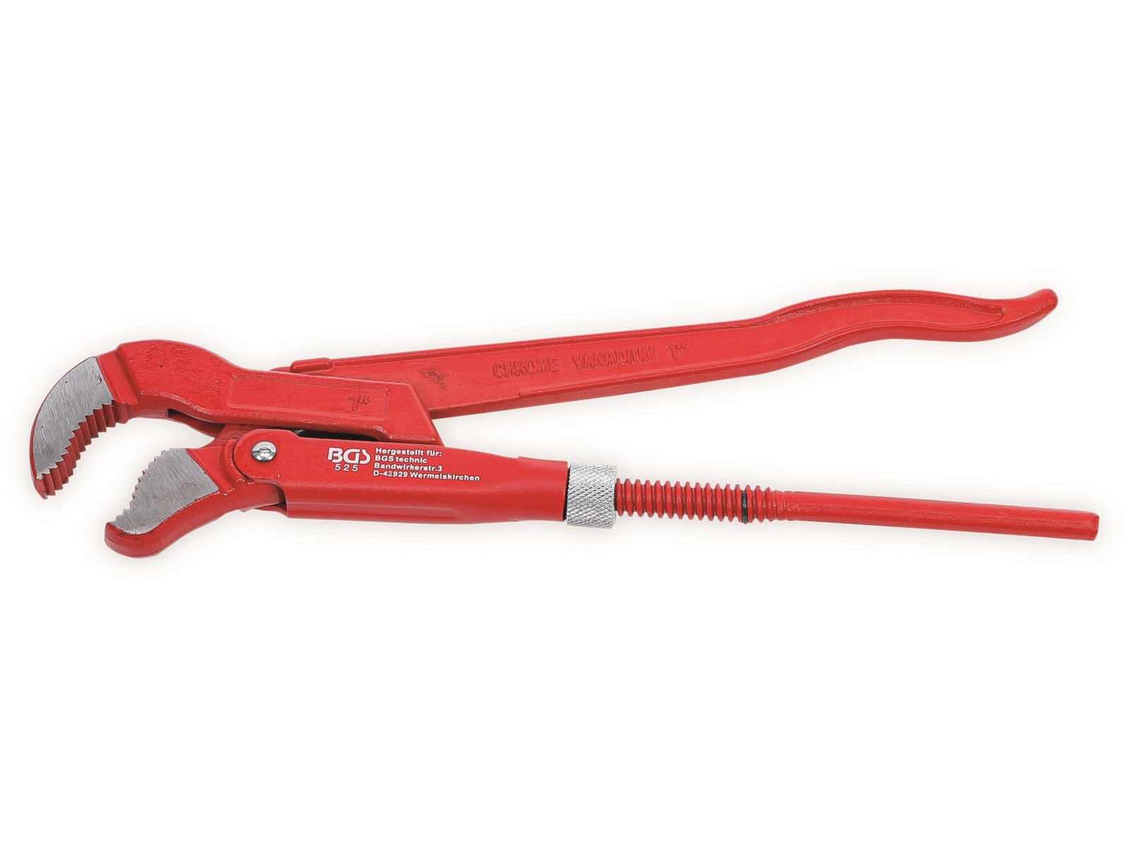 BGS TECHNIC Eckrohrzange 525, 1", S-Maul, 320 mm BGS TECHNIC Eckrohrzange 525, 1", S-Maul, 320 mm